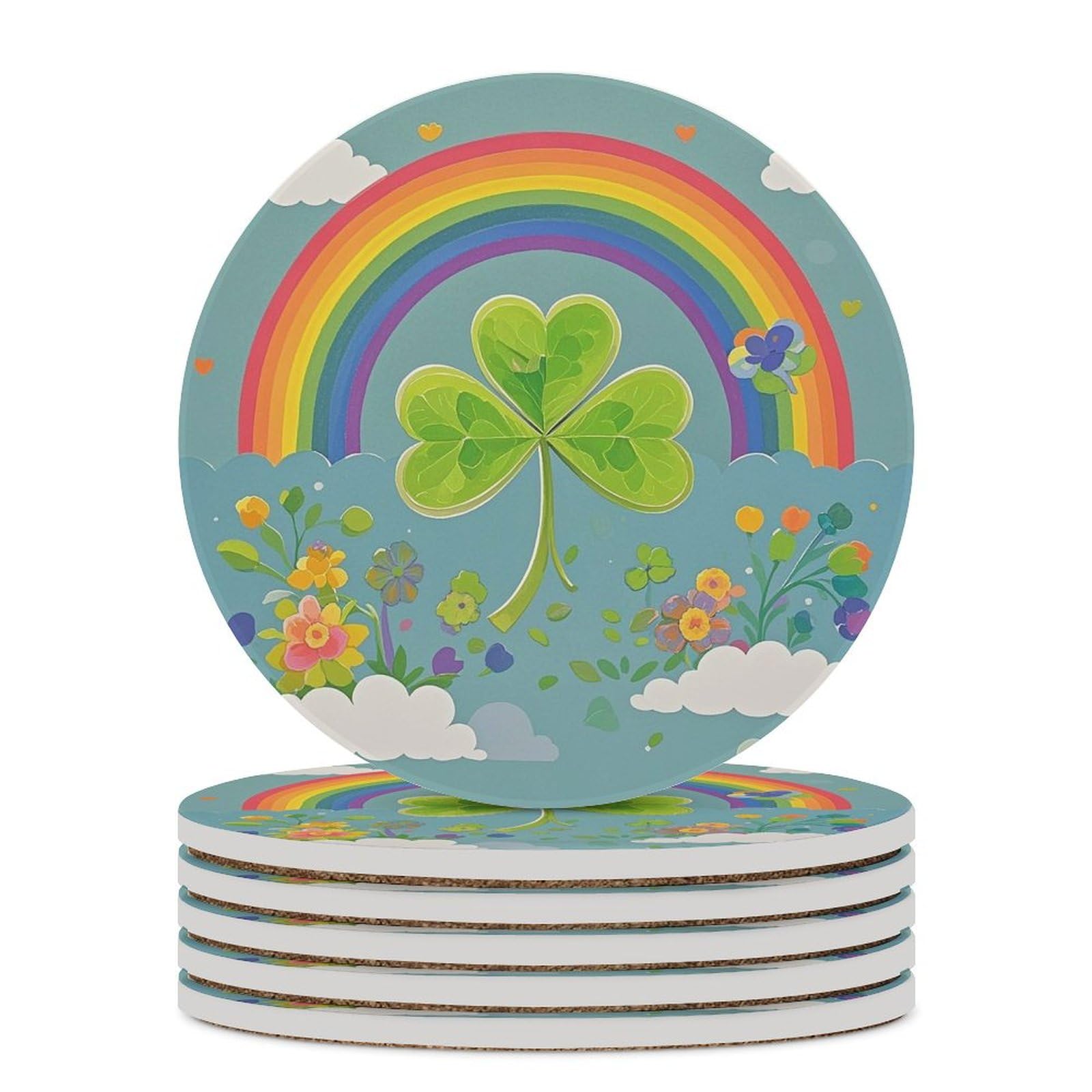 Dessous de verre en céramique avec liège pour protéger votre table basse
