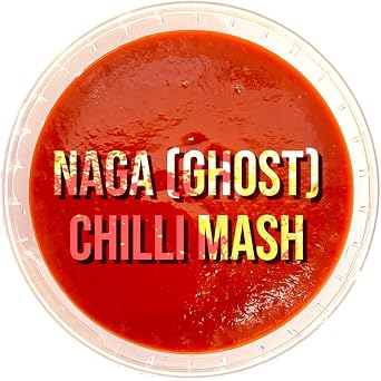 Naga Bhut Jolokia Ghost Pepper Chilli Mash - 200ml Highly Concentrated