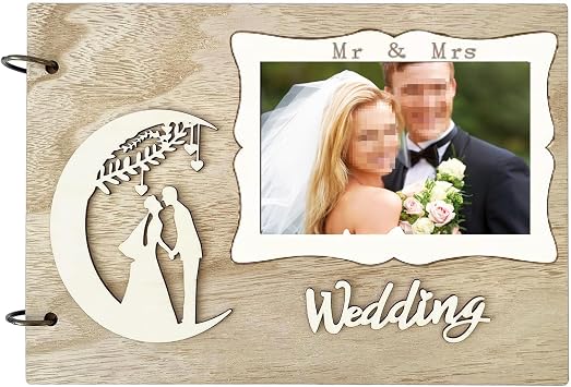 Ginger Ray Libro Degli Ospiti Oro Con Scritta In Lamina, Per Matrimonio, Battesimo, Compleanno, Fidanzamento, 32 Pagine