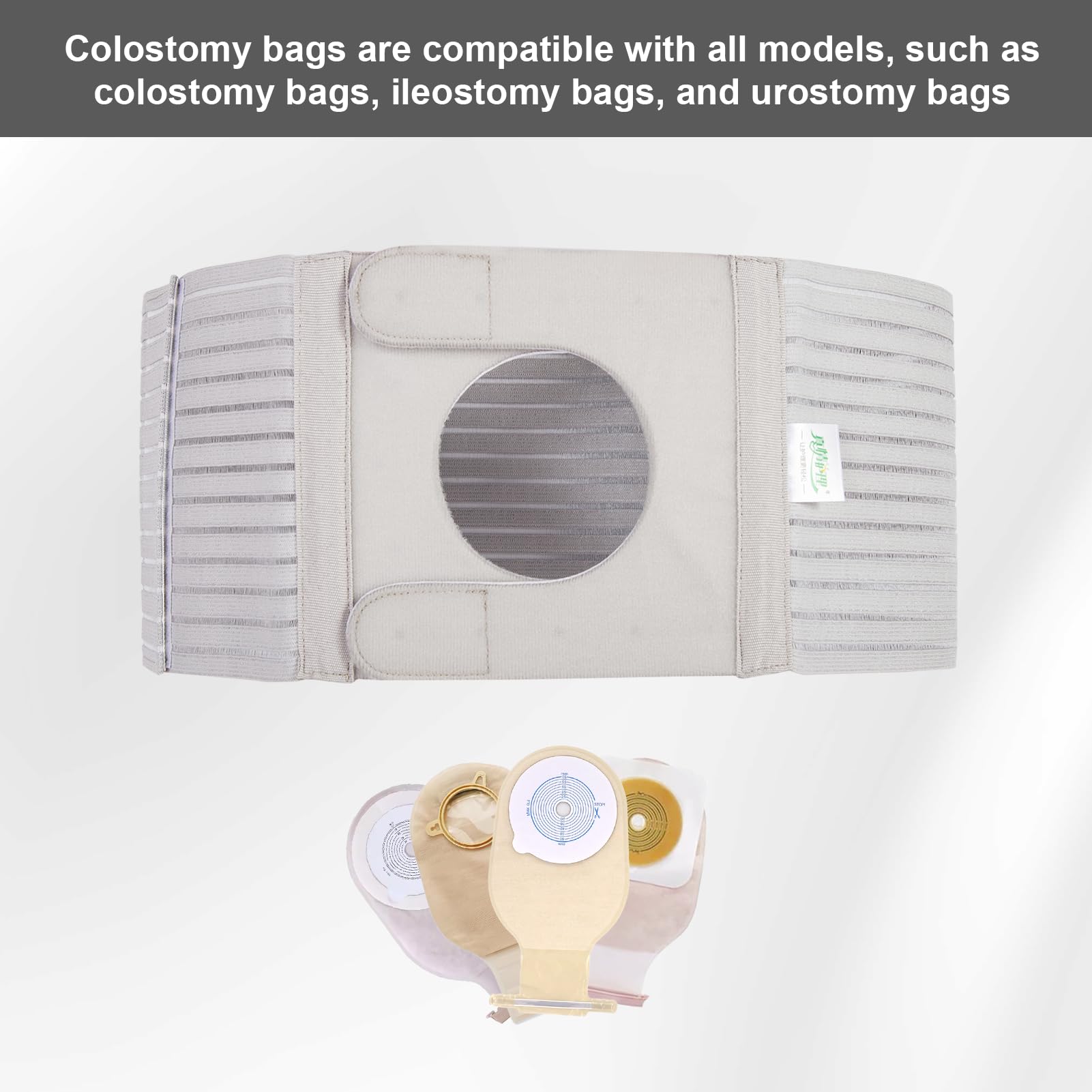 Cintura Per Stomia Da Uomo E Donna, Fascia Per Stomia, Cintura Addominale Post Colostomia, Fascia Addominale Post Operatoria, Prevenzione Delle Ernie Para-Stomali, L