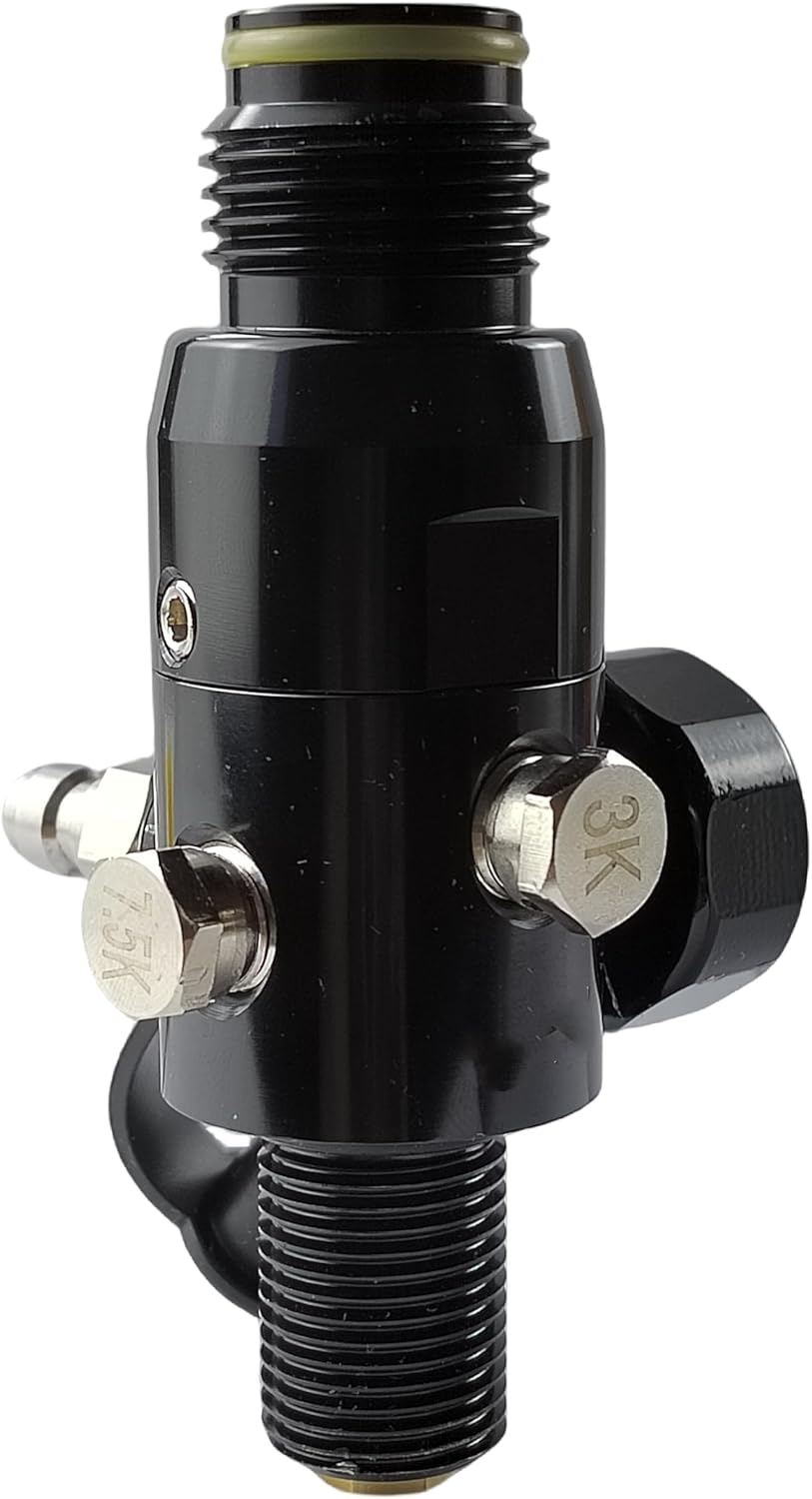 13ci 3000/1100psi Paintball Tank hpa Tank System，13ci pcp air Tank Paintball air Tank Compressed air Tank with 3000psi Input 1100psi Output Paintball Regulator