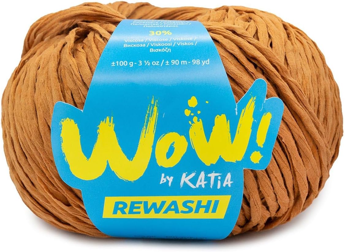 Katia WOW REWASHI 100g 90m Balls (Brown (60))
