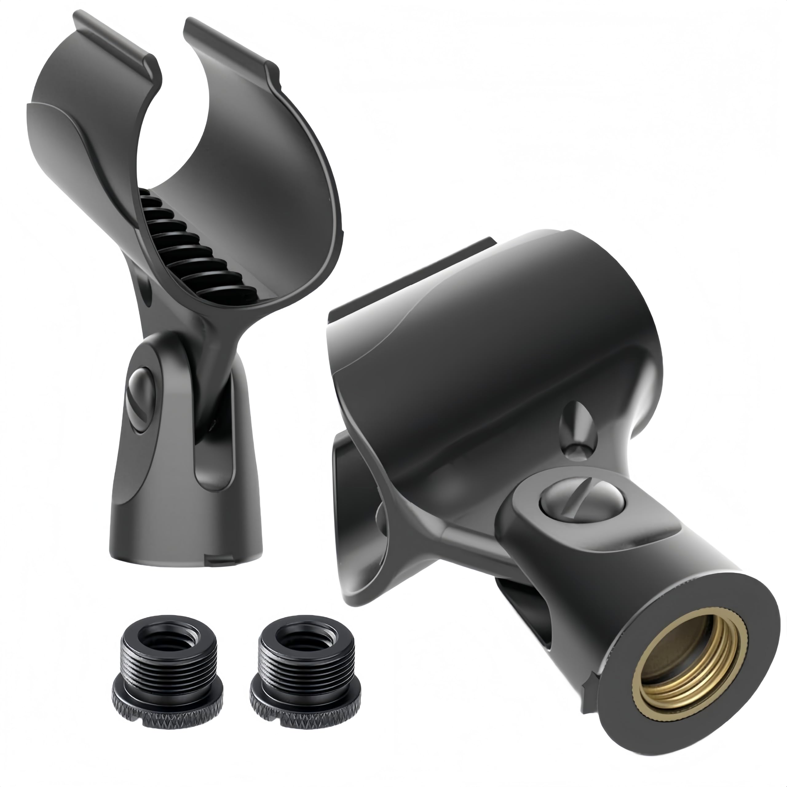 Support pince pour microphone avec col de cygne