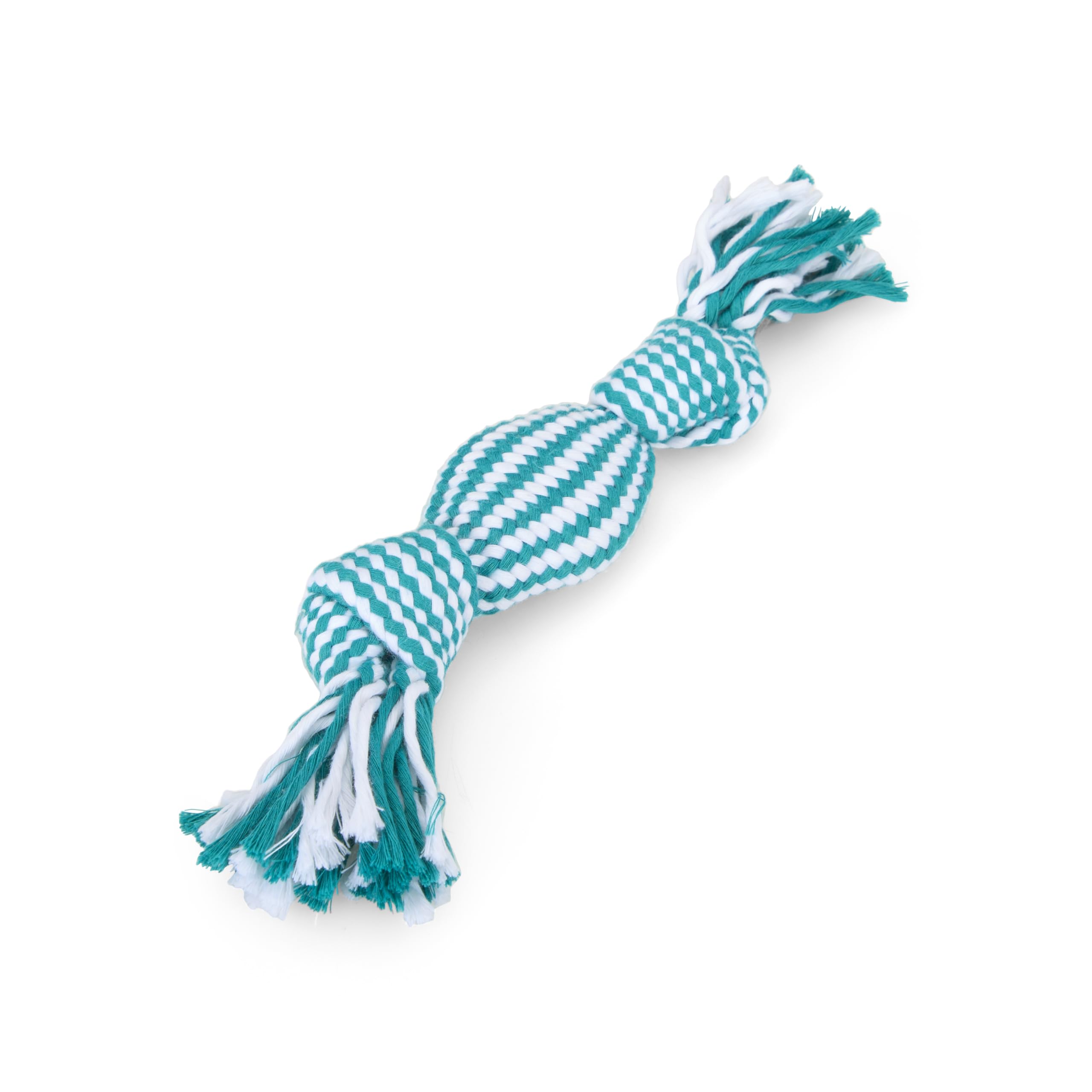 Petface (Little Petface) Squeaky Rope Cracker Dog Toy with Built-In Squeaker, Teething Toy for Puppies and Small Dogs (Pack of 1)