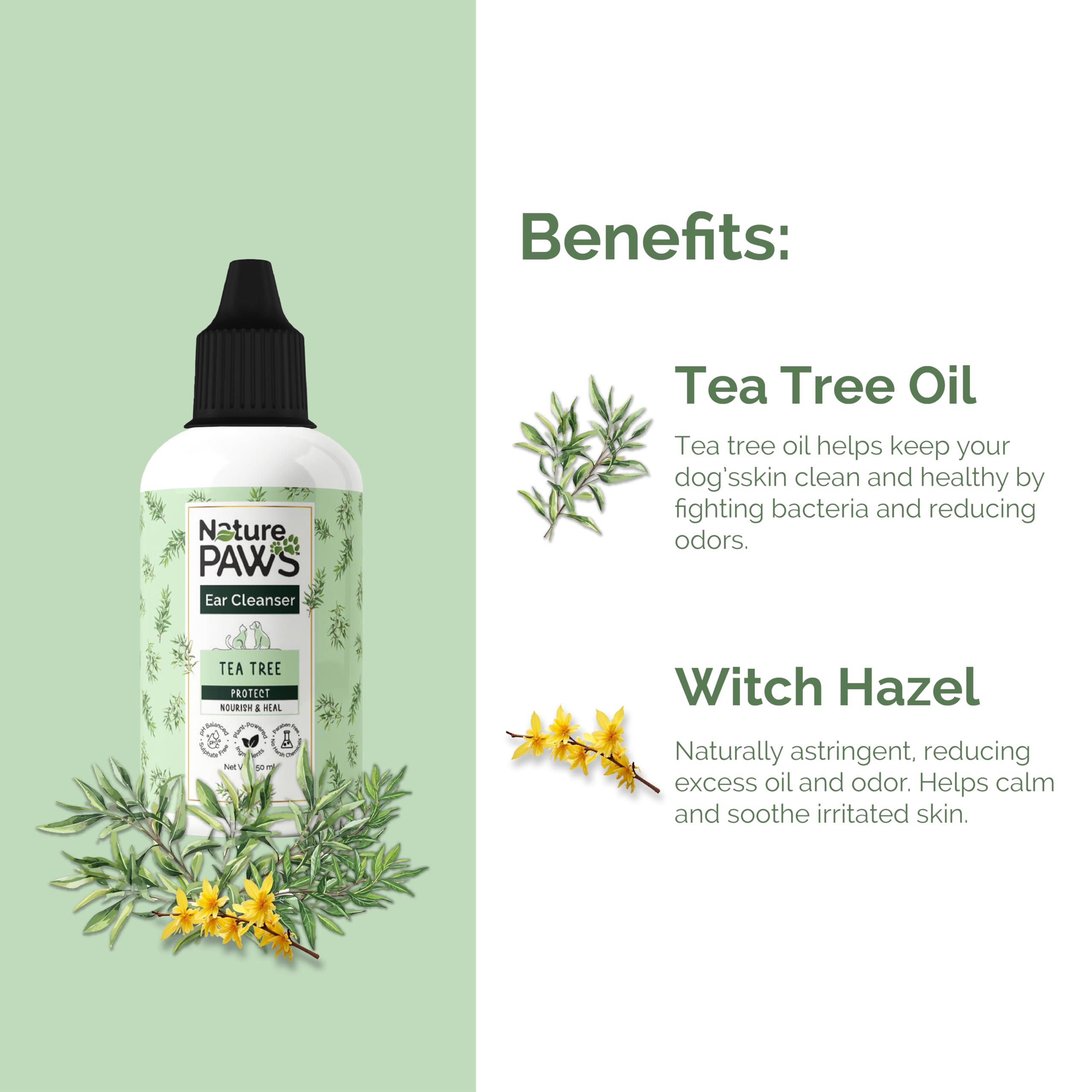 Orange Pet Nutrition Tea Tree Oil So Sensitive Ear Cleaner for Dogs & Cats - 20ml | Natural Anti-Itch, Insect Bite Relief, Soothes Ear Irritations | Safe for All Breeds & Life Stages 1