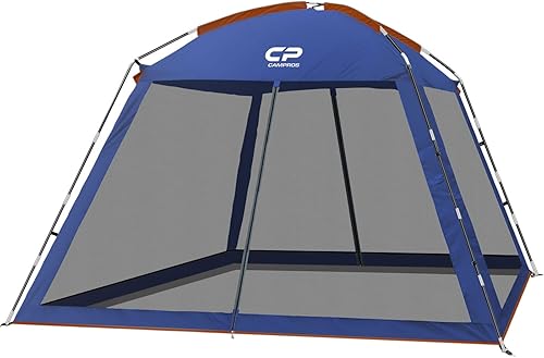 Campros CP - Tienda de campaña con malla protectora, carpa con paredes de red, refugio tipo gazebo para patio o actividades al aire libre, ideal