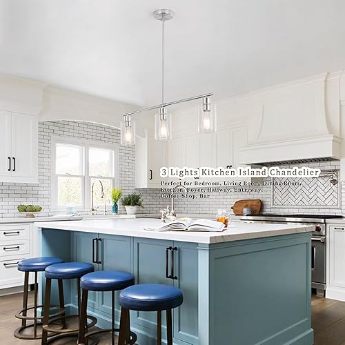 Miniatura 9 de Candelabro negro de 12 luces de granja para comedor, lámparas rústicas industriales, candelabros modernos colgantes para cocina, sala de estar,