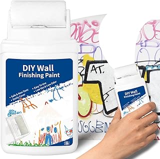 Wall Mending Agent,Roll on Spackle Wall Repair Tool,Portable Drywall Repair Paint,Small Roller Brush Repair kit,Walls Fix Quick and Easy Solution,3 Fl OZ