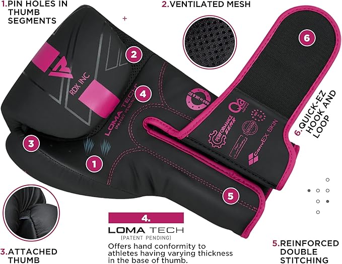 Guantes de Boxeo Sparring Entrenamiento Cuero Sintético miniatura 2