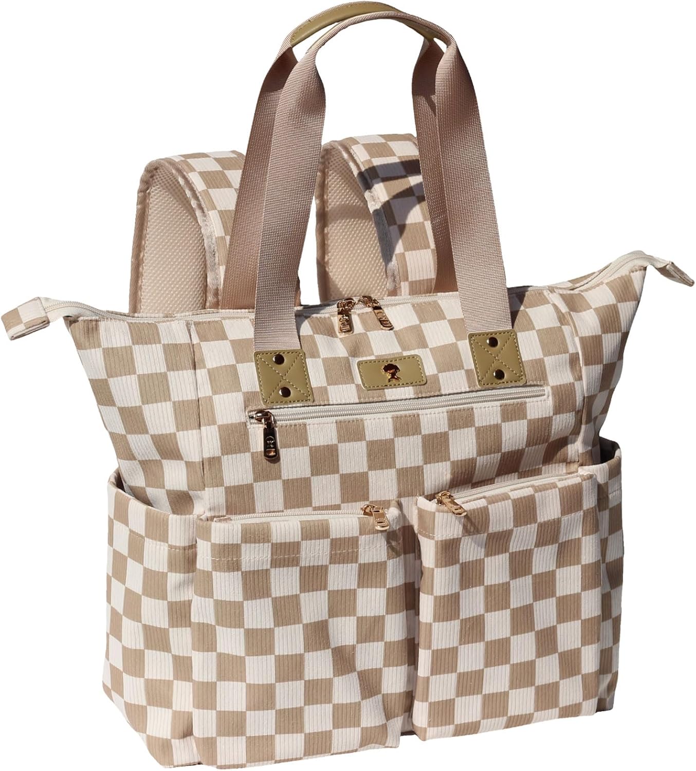 ESVAN Diaper Tote Bag Totepack Backpack 2 in 1 for Women Multifunctional Large Capacity with Insulated Pockets Travel | Multifunctional, Travel