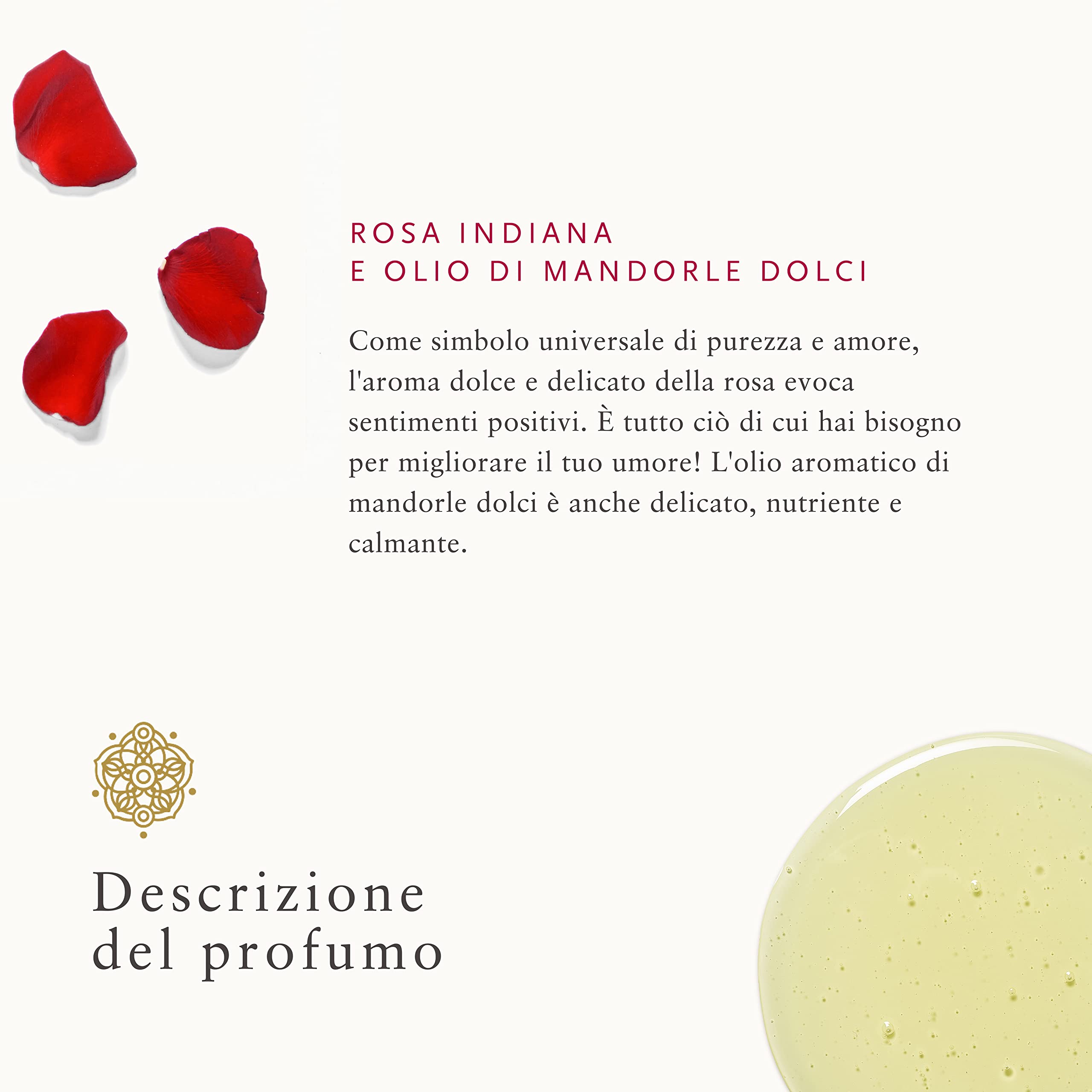 Rituals C-RI-659-B1 The Ritual of Ayurveda Olio Corpo Ricco, Indian Rose & Sweet Almond Oil, 100 ml