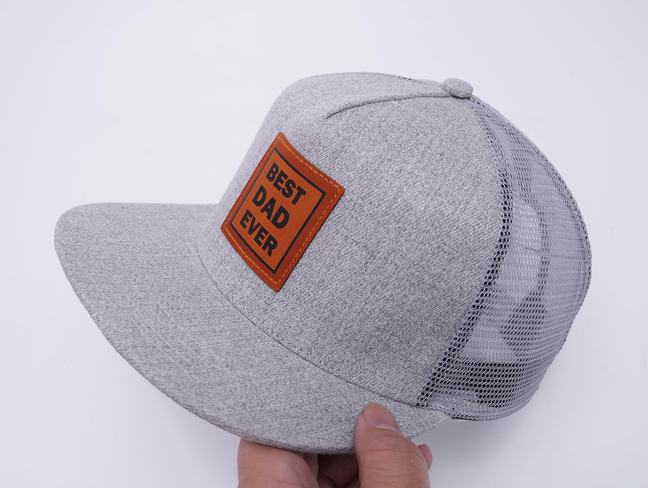 Best Dad Ever Big Bro Matching Hats Set of 2 Father's Day Caps Birthday Present Daddy and Me Outfits Baby Announcement New Papa Cap Boy Dad Hats Grey Patch Flat-Bill Trucker Hats