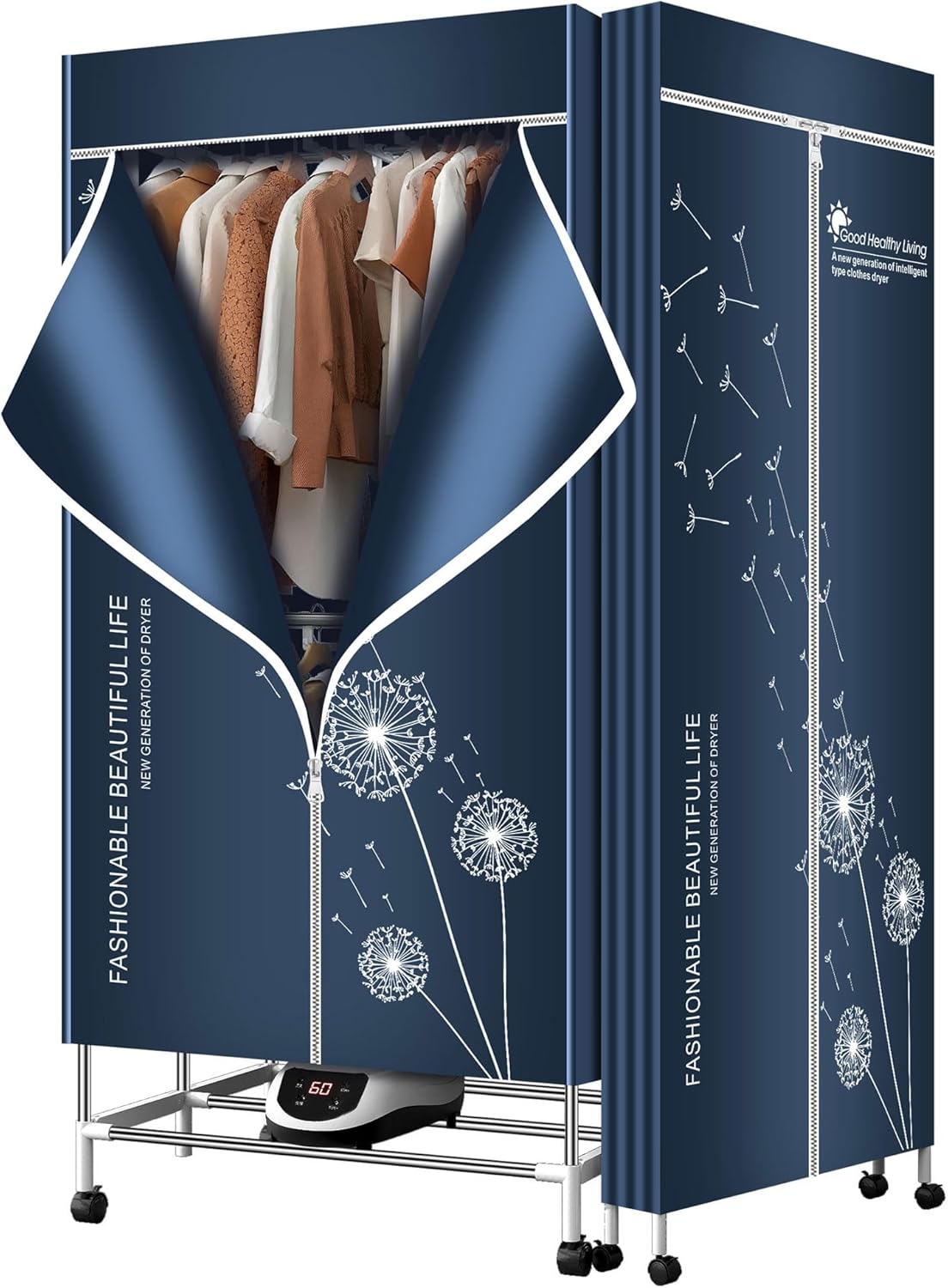 KASYDoFF Portable Dryer, 1500W 35LB Capacity Clothes