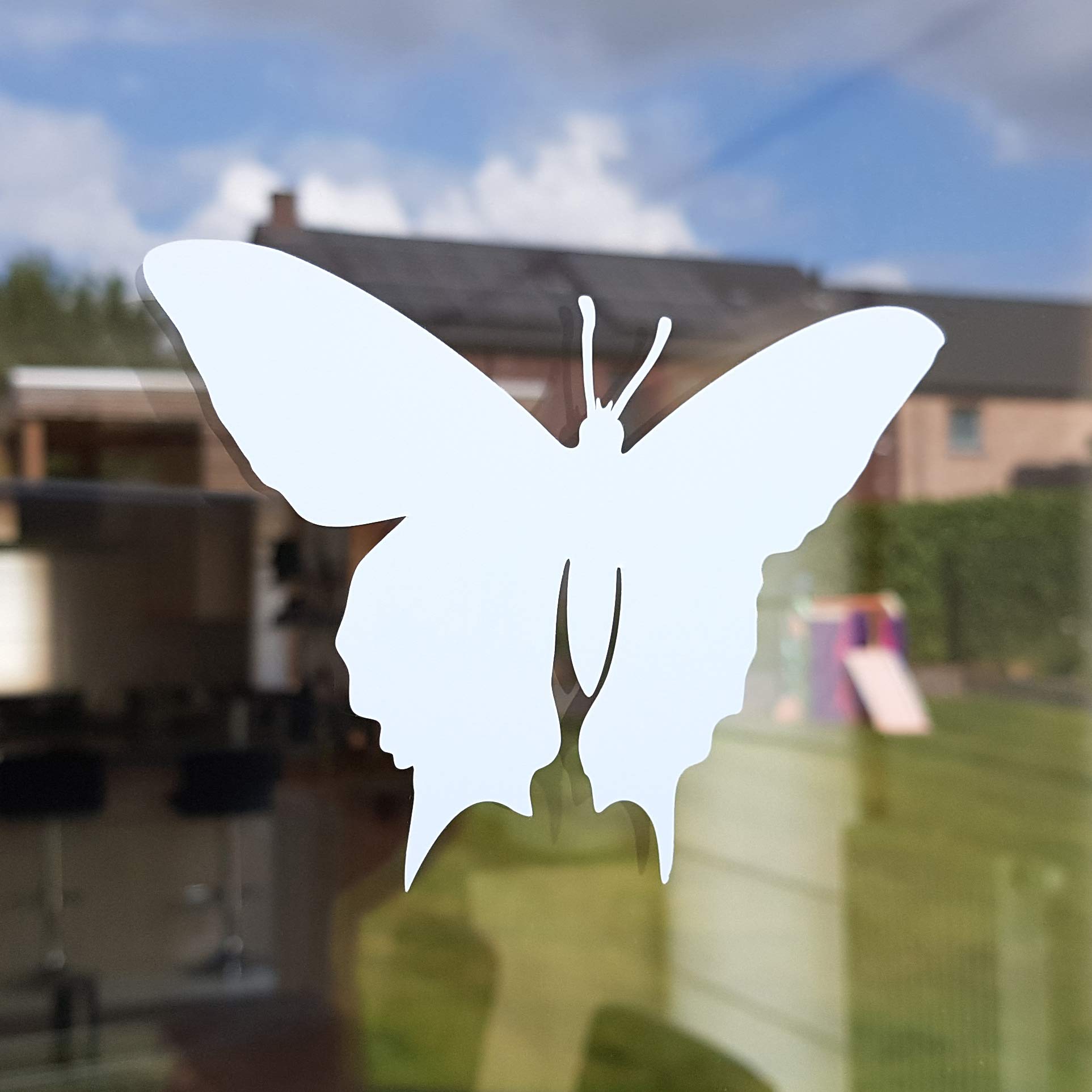 Adesivi Anticollisione Per Vetri - 24 PCS Decorativi A Forma Di Farfalle E Uccelli Per Protezione Uccelli - Foto 3