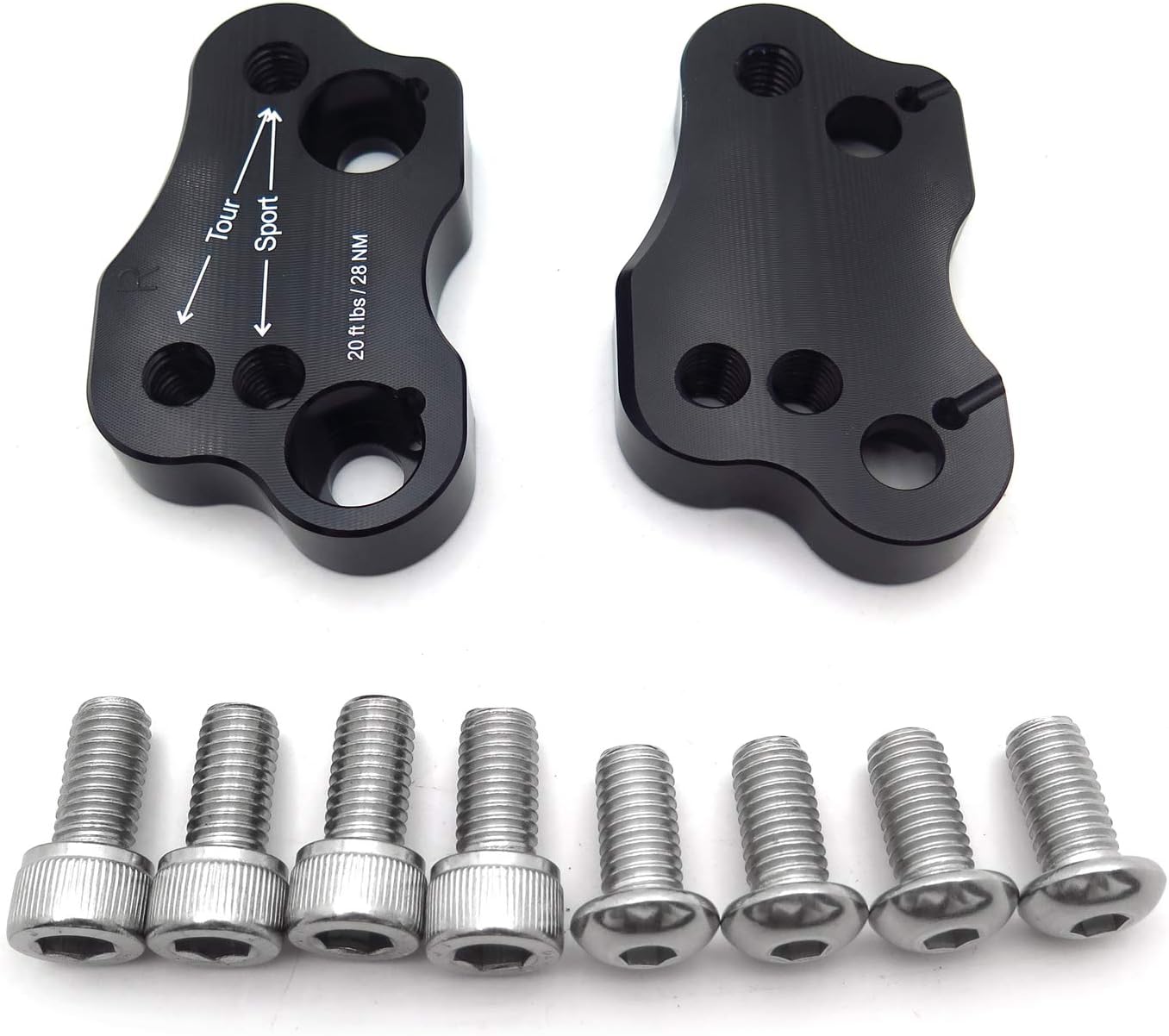 HTTMT- GZSP-ZG-031- Motorcycle Handlebar Risers Height up Compatible With GL1800 2018-2019 Aluminum [See Fitment]