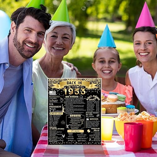 Miniatura 6 de Tarjetas de regalo de cumpleaños número 70 para hombres o mujeres, divertida tarjeta de felicitación de fiesta de feliz cumpleaños para él o ella,