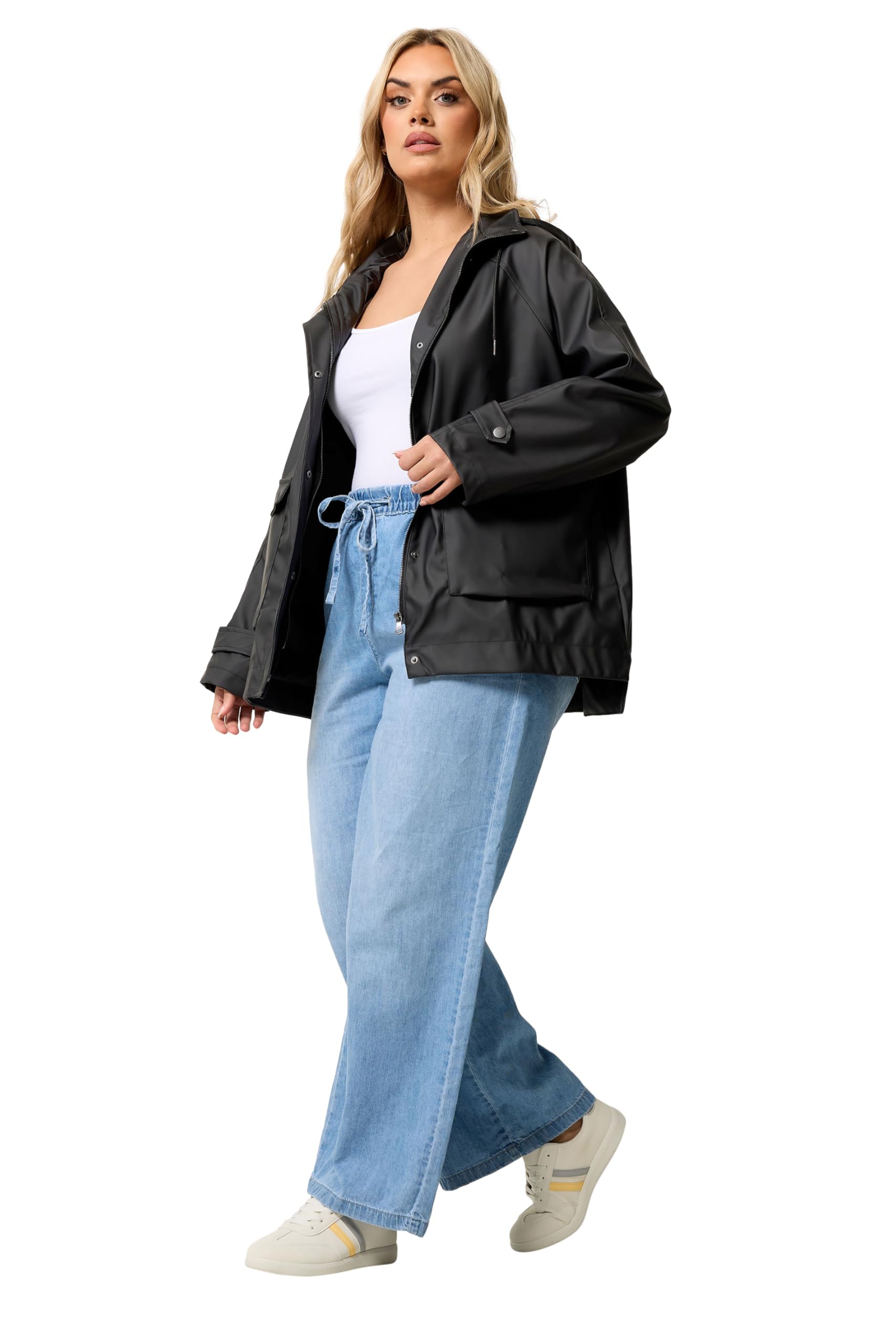 Yours Curve Rain Jacket - Women's - Plus Size Curve