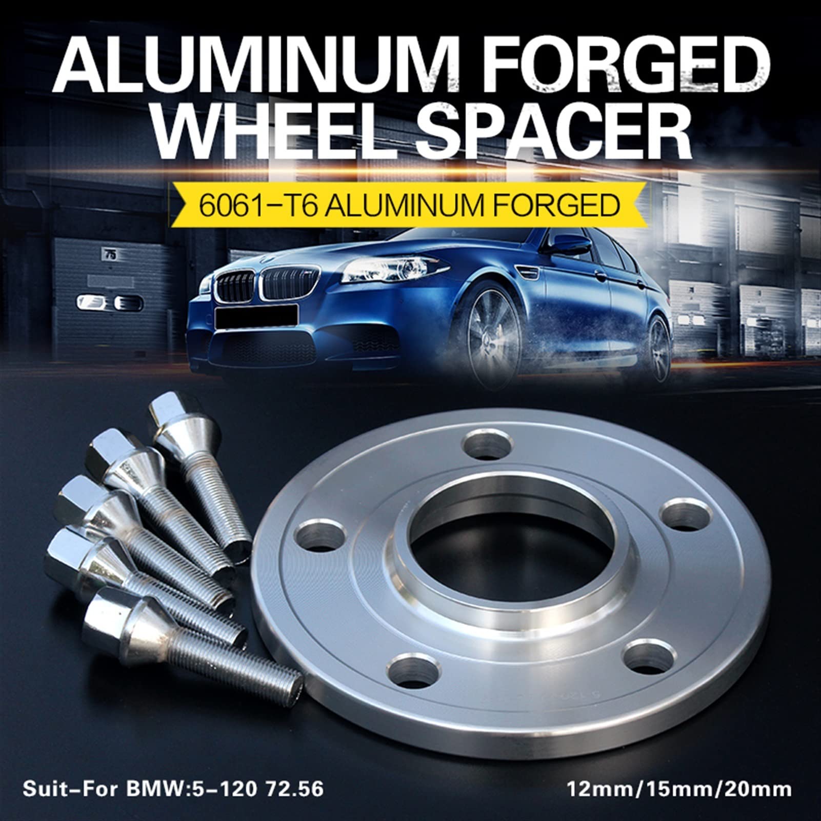 2/4 sztuk 12 15 20mm 5x120 72.56mm Adapter dystansowy koła, dla BMW, X6 F01 F02 F03 F04 F06 F07 F10 F11 F12 F13 F18 5 6 7 serii