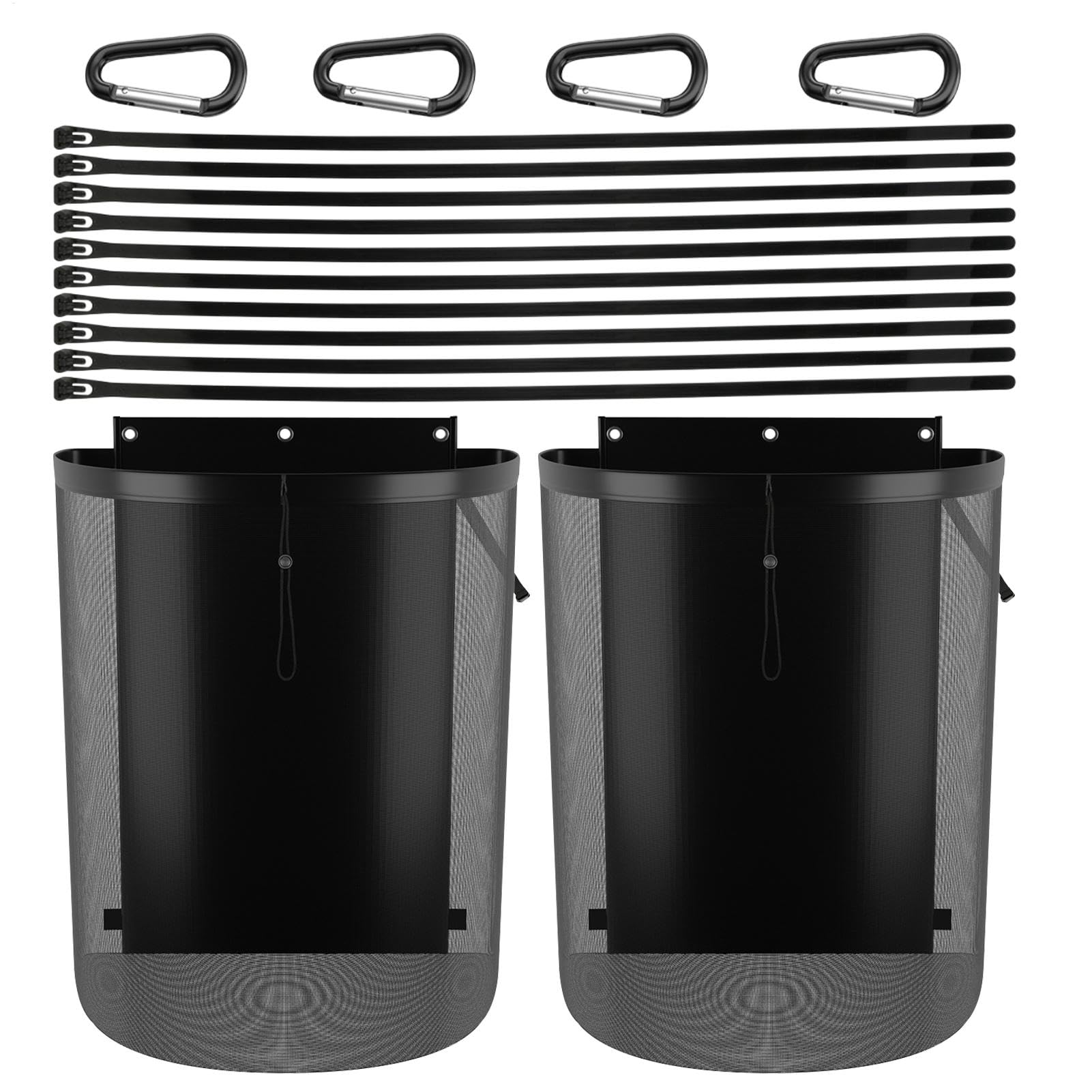 Net de Stockage de Piscine, Filet pour Les de Piscine Ensemble de 2 Sacs en