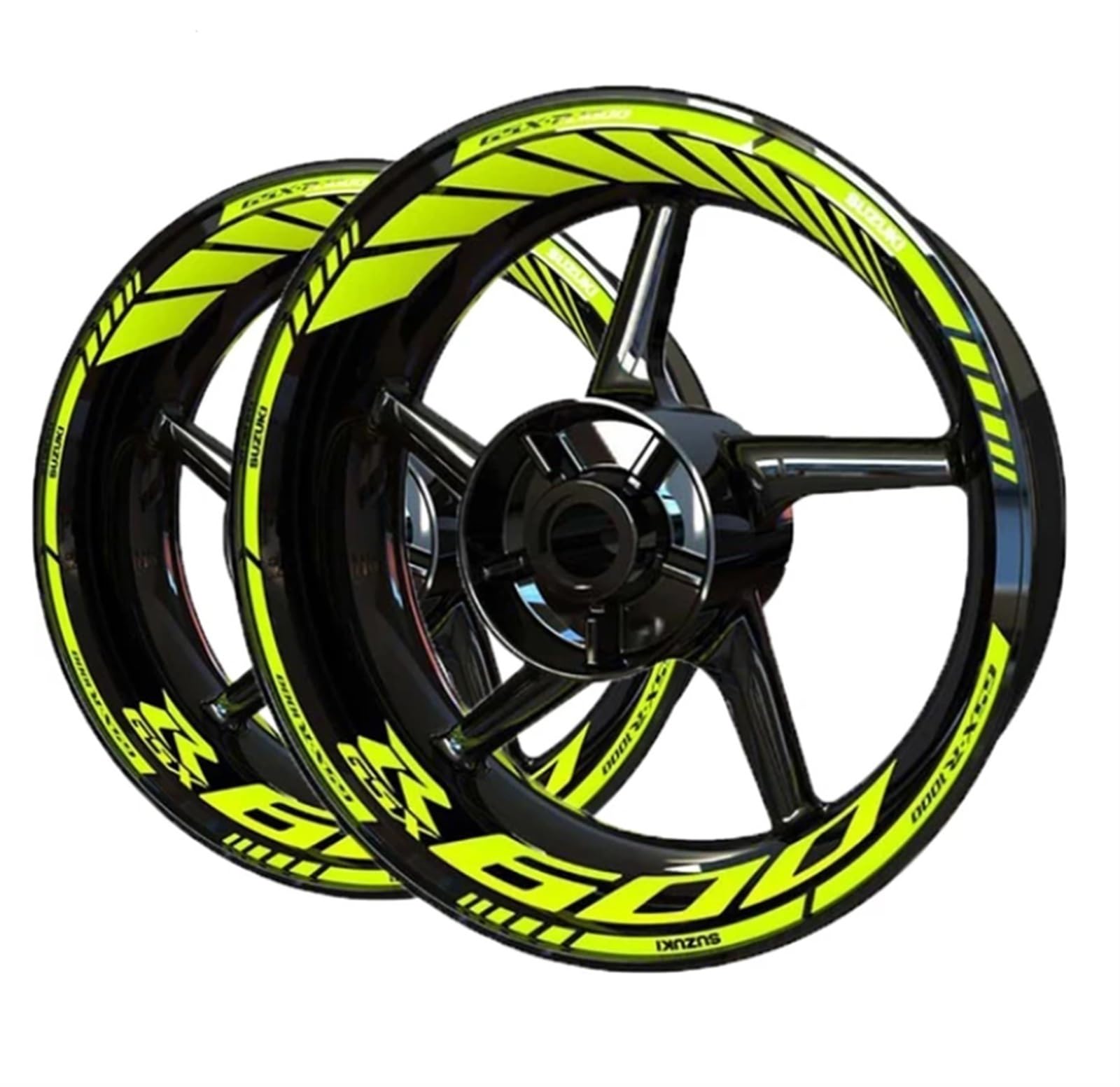 Motorcycle Wheel Stickers for Suzuki GSXR600 GSXR 600 Wheel Rim Sticker