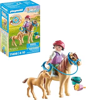 Kind mit Pony und Fohlen Set