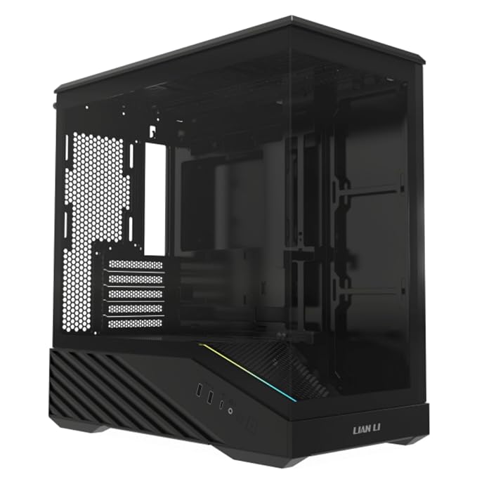 Lian Li Vector V100 MINI Micro Form Factor Compact PC Case - Black(V100MIX)