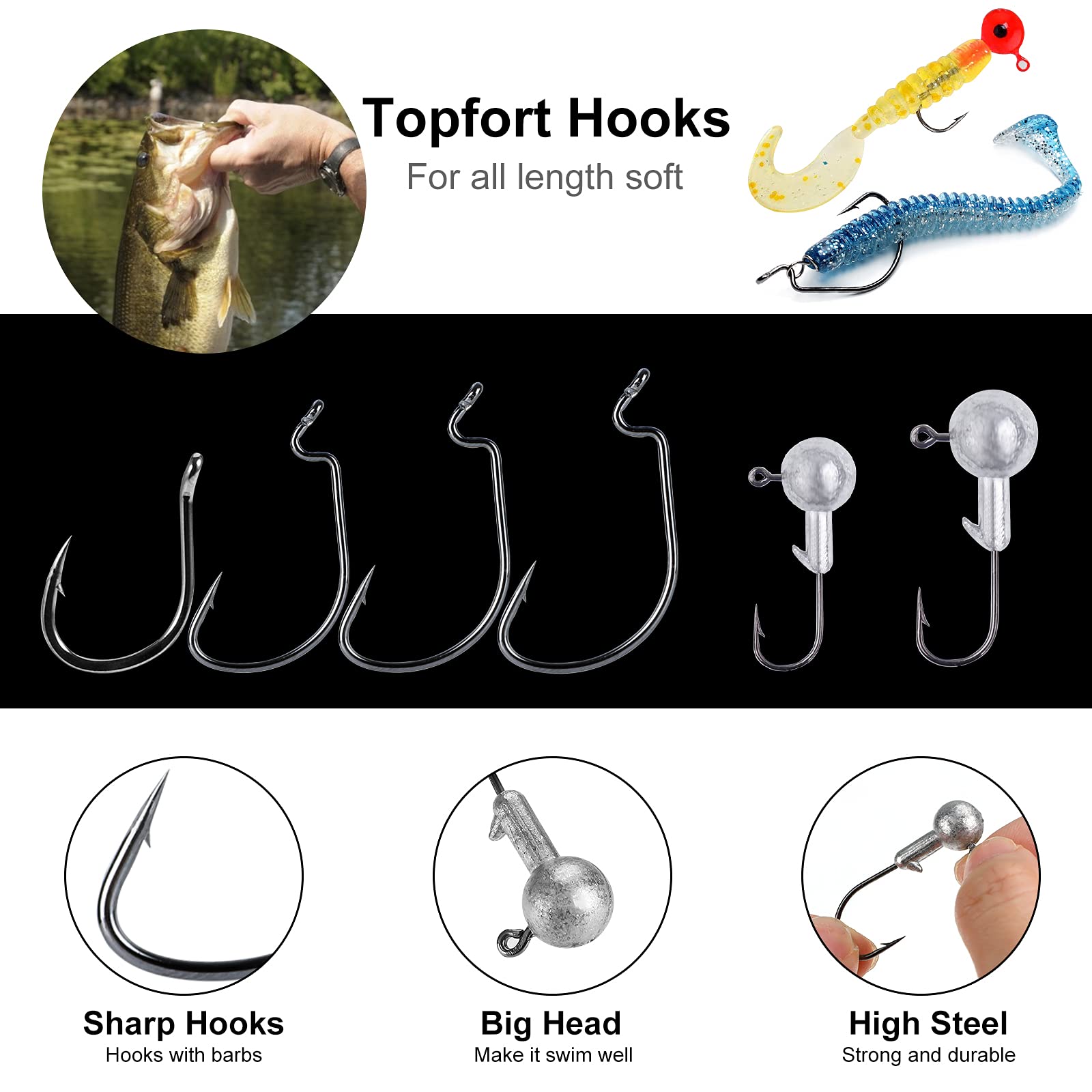 Really Cool TOPFORT 228 Ppcs Fishing Accessories Kit