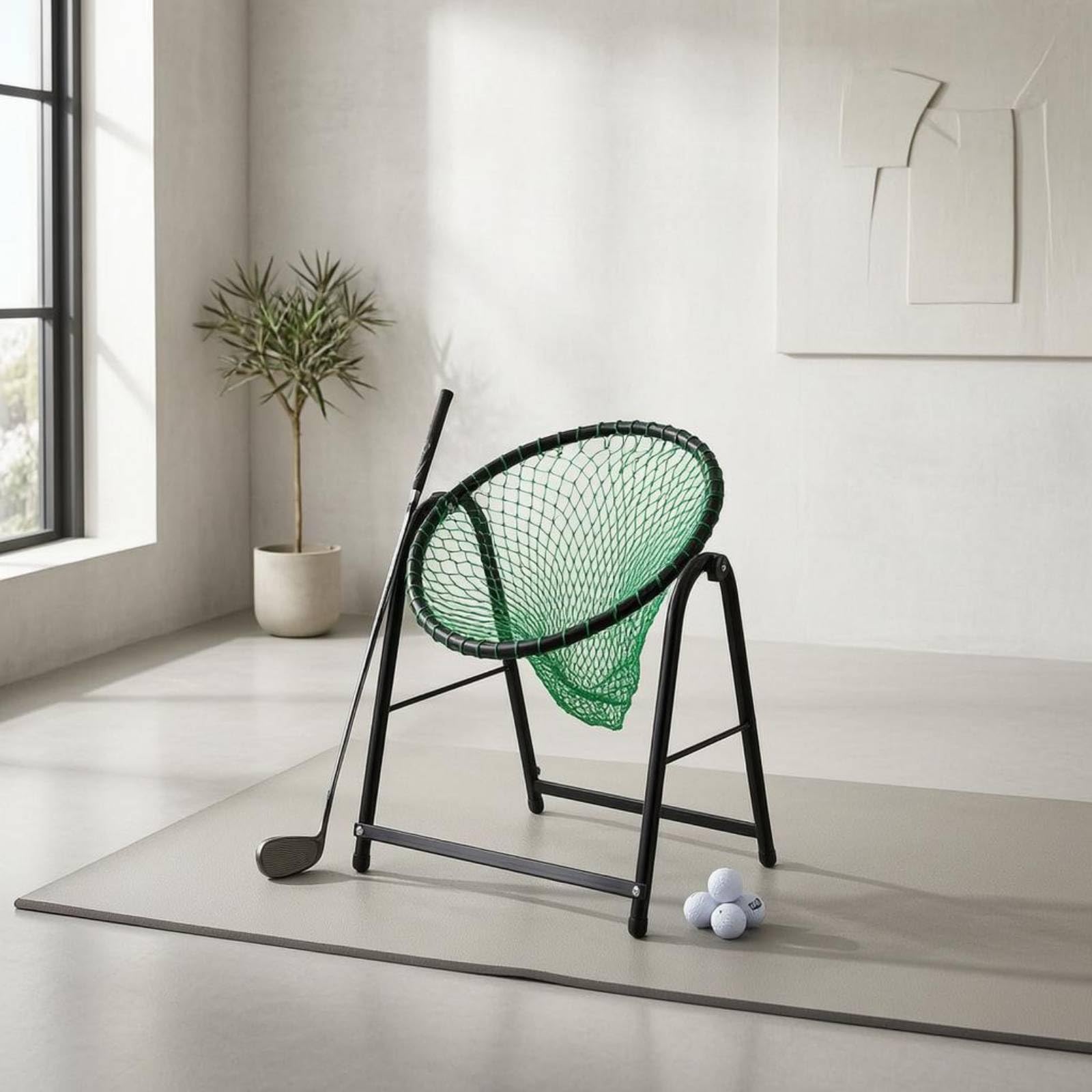 Red de Práctica de Golf Red Objetivo de Chipping Entrenamiento con Malla Firme y Estructura de Acero para Mejorar la Puntería y la Consistencia