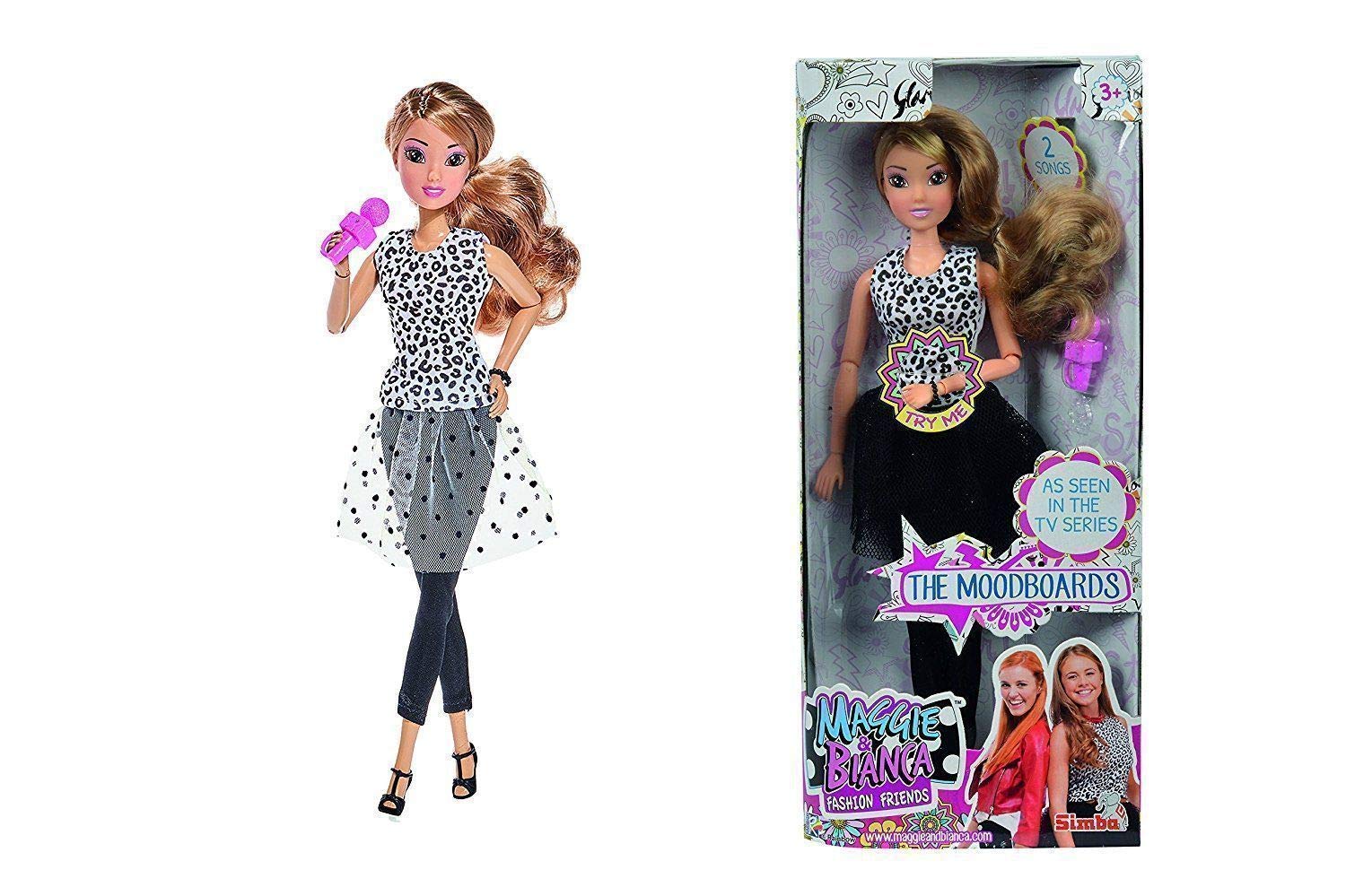 Simba Maggie & Bianca Fashion Atelier – Koffer Mit Puppe, Stoffen, Schnittmustern & Sticker Zum Kleider Gestalten