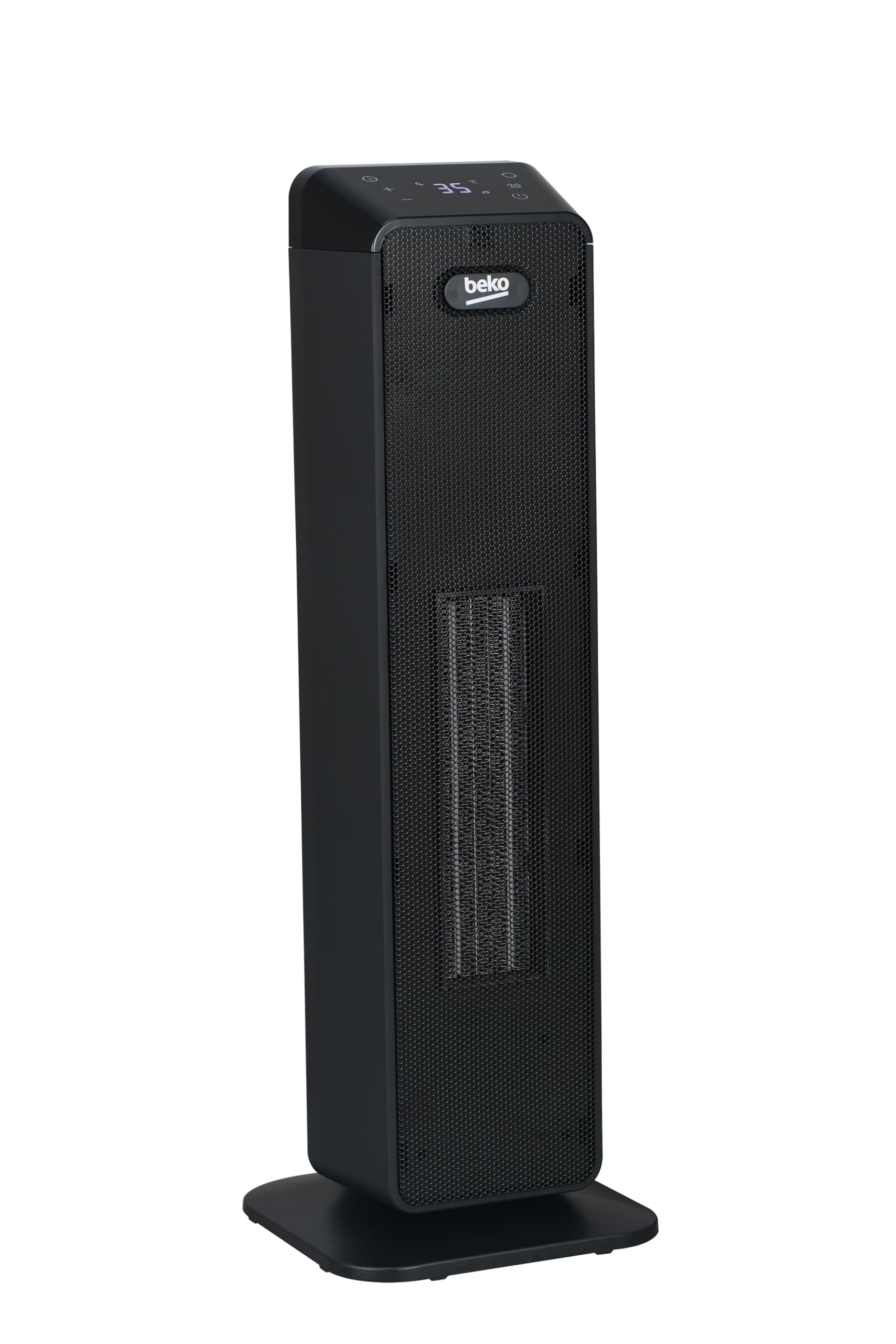 BEKO Turmheizlüfter mit Fernbedienung RHP7120B, Leistung 2000 W, Keramiktechnologie, 4 Modi, Überhitzungsschutz