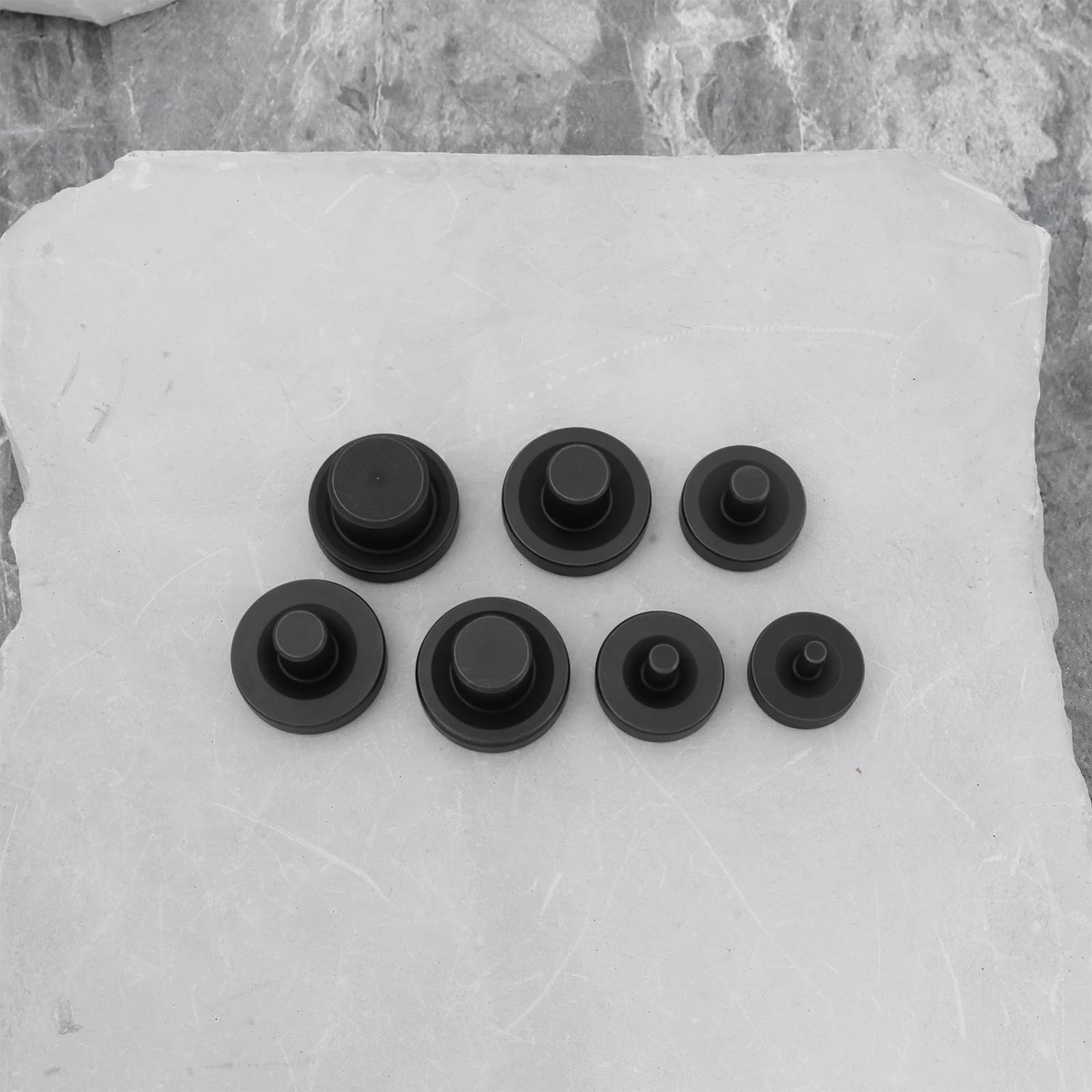 SG Store Kit de 7 Adaptadores de Doble Abocardado para Tubos Y Abocardadores de 3/16" 1/4" 5/16" 3/8" 7/16" 1/2" Y 5/8"