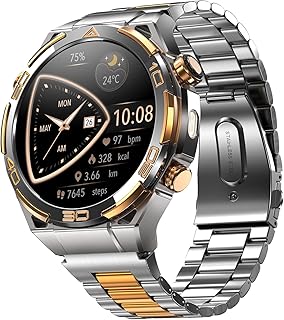 Blackview Men’s Smart Watch, GPS Fitness Smart Watch with Bluetooth Calls, 1.43 Inches AMOLED Smartwatch 110+ Sports Mode…