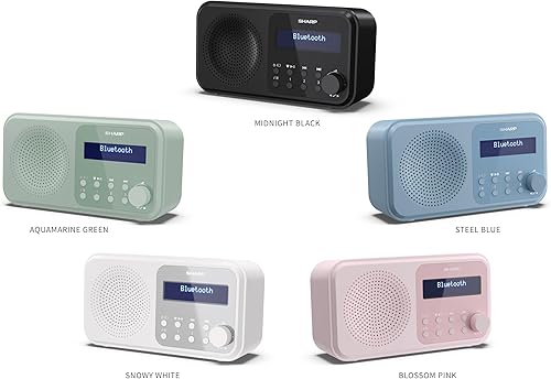Miniatura 2 de SHARP DR-P420(BK) Tokyo Portable Digital Radio - Bluetooth 5.0, DAB+/FM, Compact, USB-/Battery Operated, Dual Alarm, 40 Memory Slots, 3.5mm