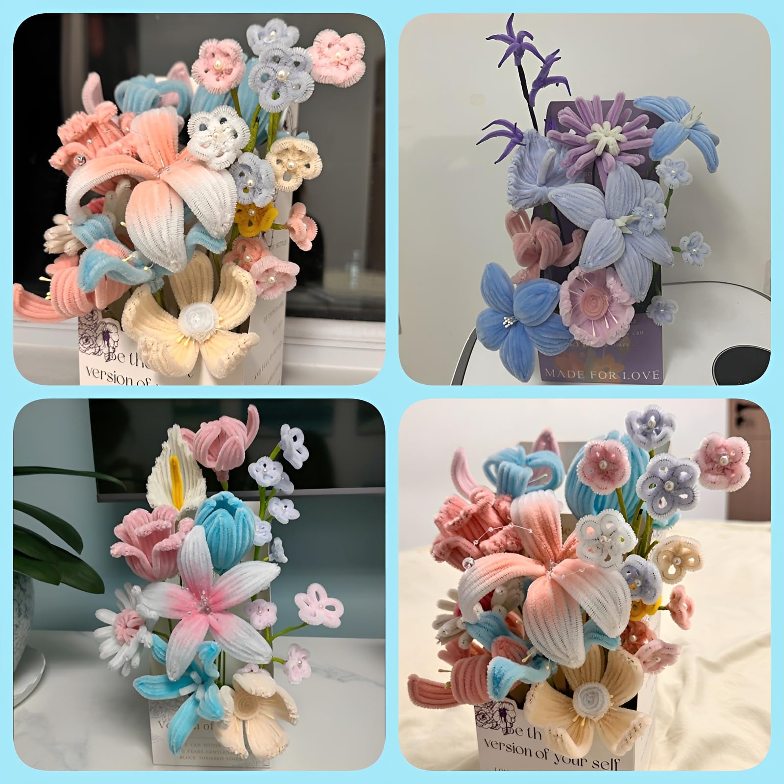 Amazon | モールフラワー 手芸モール キット【複数の色から選択可能