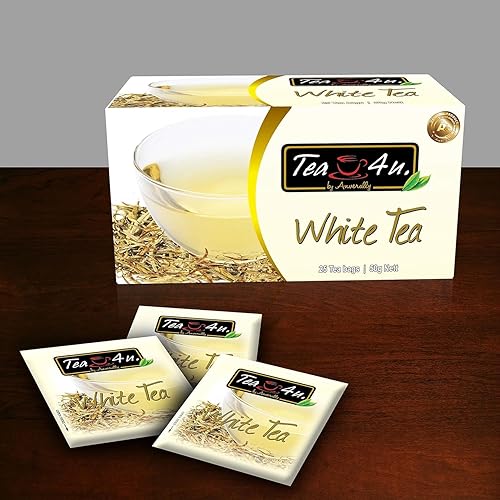 Miniatura 5 de Tea4U - Bolsas de té blanco de Ceilán, té de Ceilán seleccionado a mano de los mejores jardines de Sri Lanka, infusión rica y fragante, mezcla por