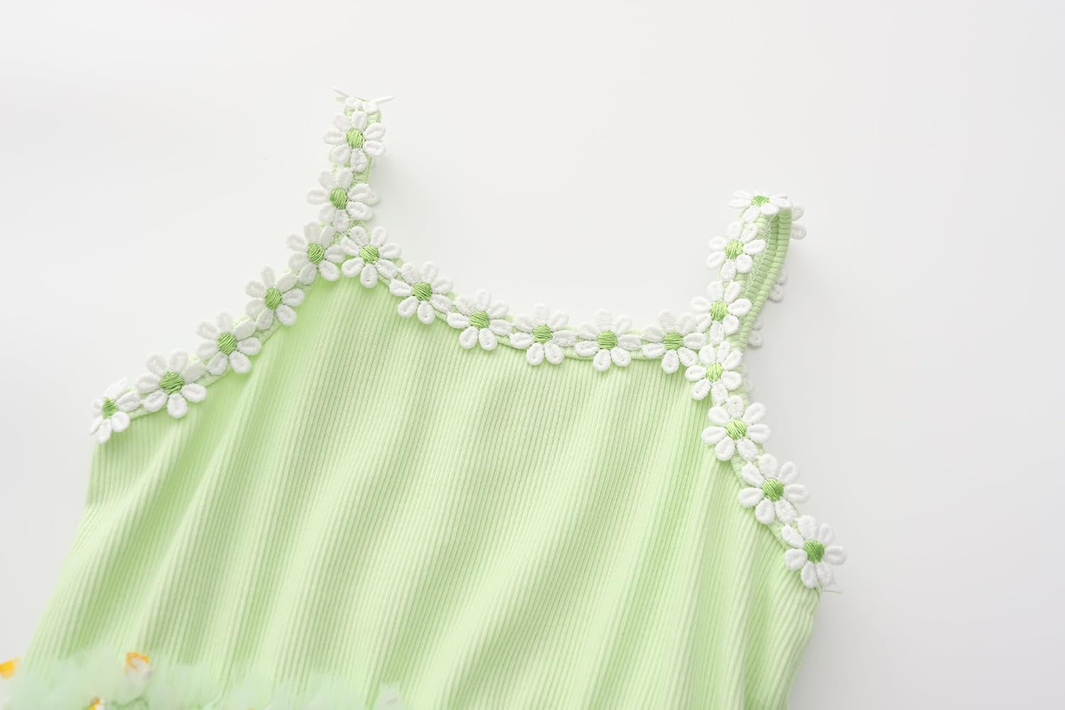 Toddler Girls Dress Cotton Princess Tulle Dresses Daisy Hem Tutu Kids Casual Sundress18M-8 Years - Image 5