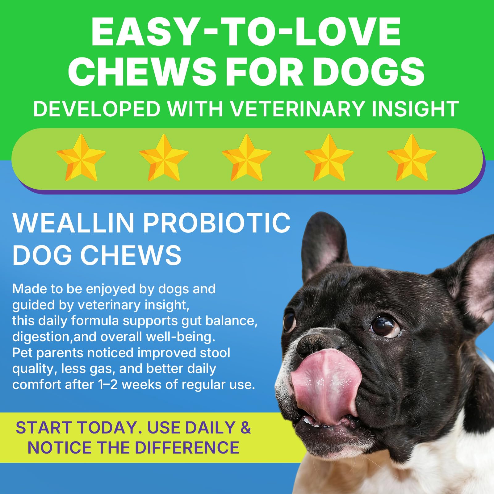 Probiotics for Dogs, Dog Probiotics for Yeast, Itchy Skin and Itchy Ears — Amazon image 6