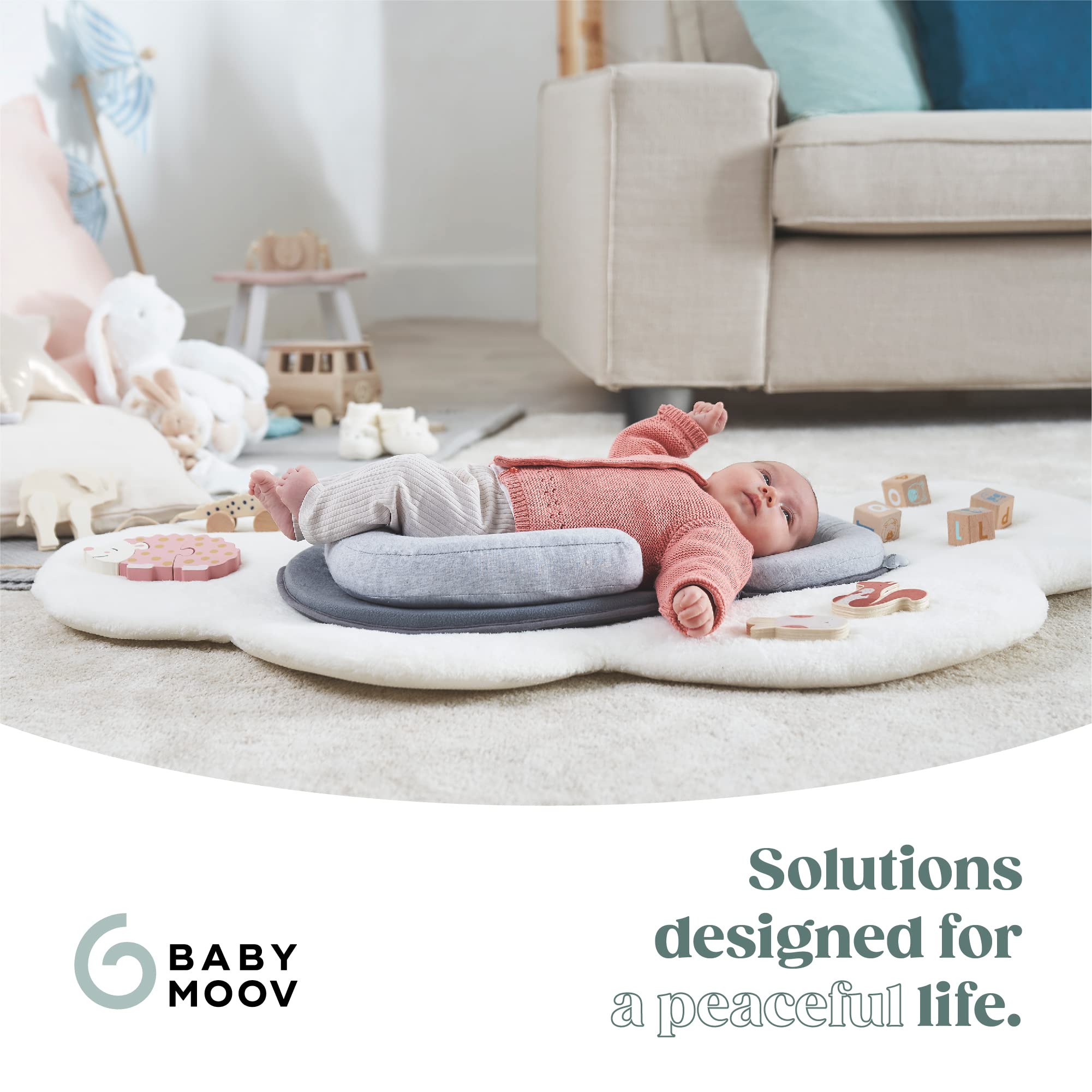 Babymoov Cosydream Original Smokey Support Morphologique, Réducteur Nouveau-Né
