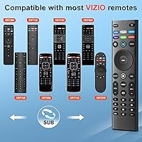 Vista 3 de para VIZIO-Smart-TV Remote-Reemplazo, Control Universal XRT140 para VIZIO Todos los televisores inteligentes LED LCD HD 4K UHD HDR