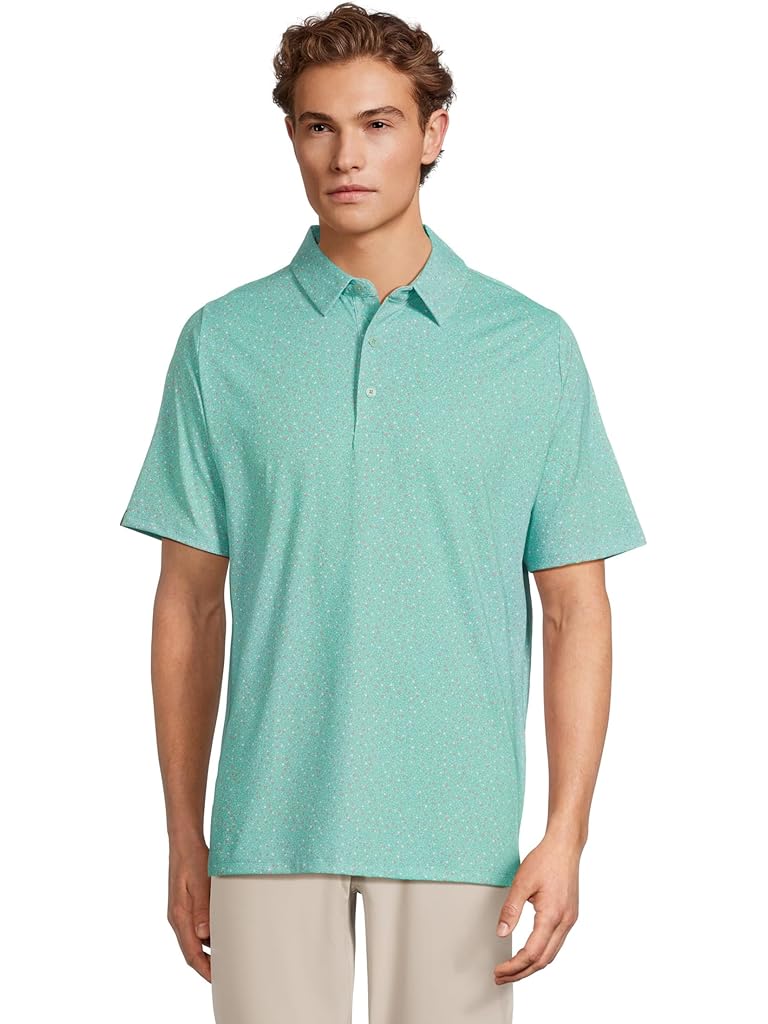 Callaway All Over Micro Floral Polo