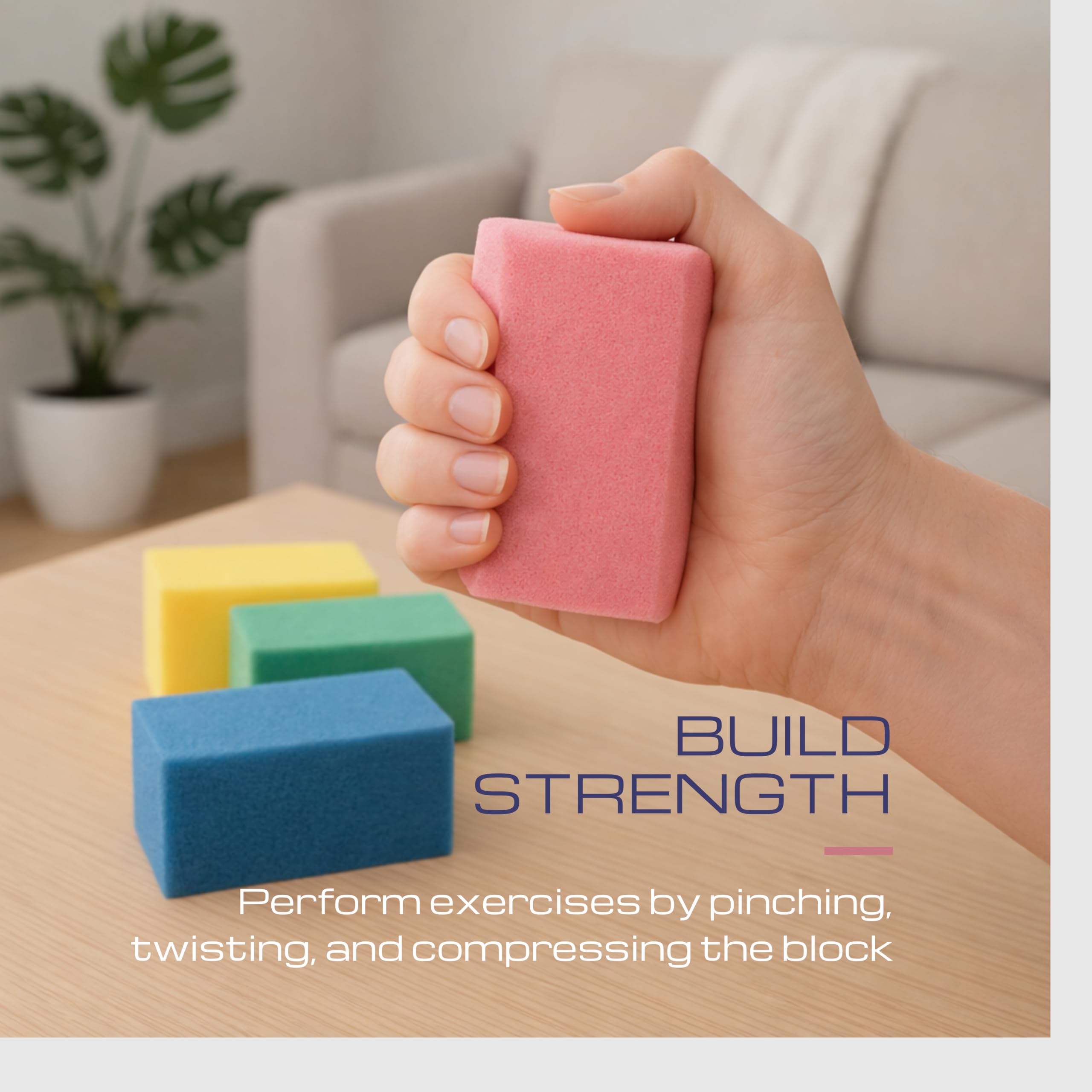 New Millennium Grip Strength Trainer 4-Pack, Foam Hand Exercisers USA-made — Amazon image 5