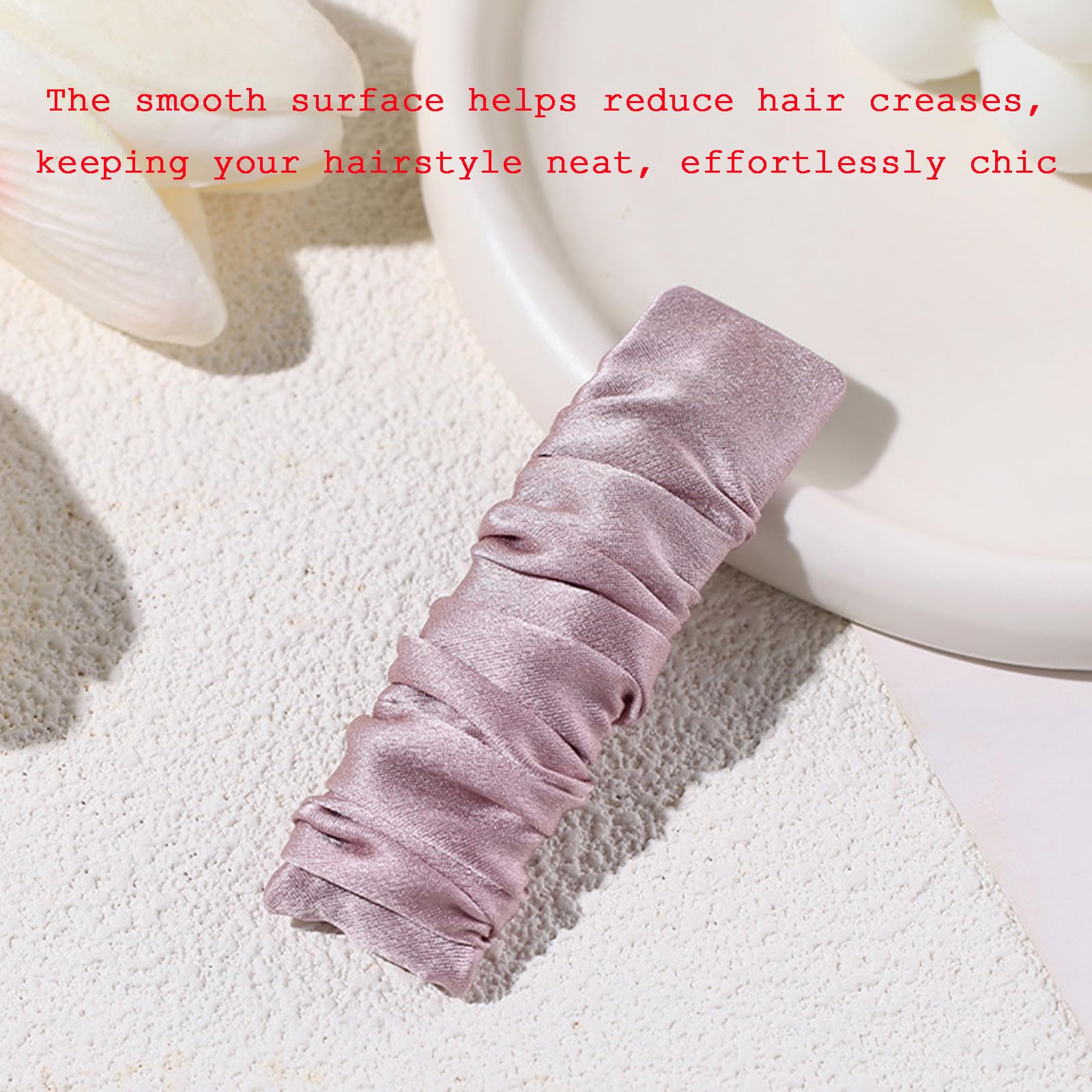 Confezione da 8 Fermagli per Capelli da Donna in Seta di Gelso Eleganti Plissettati Che Non Lasciano Segni Accessori per Lo Styling,8pcs Set