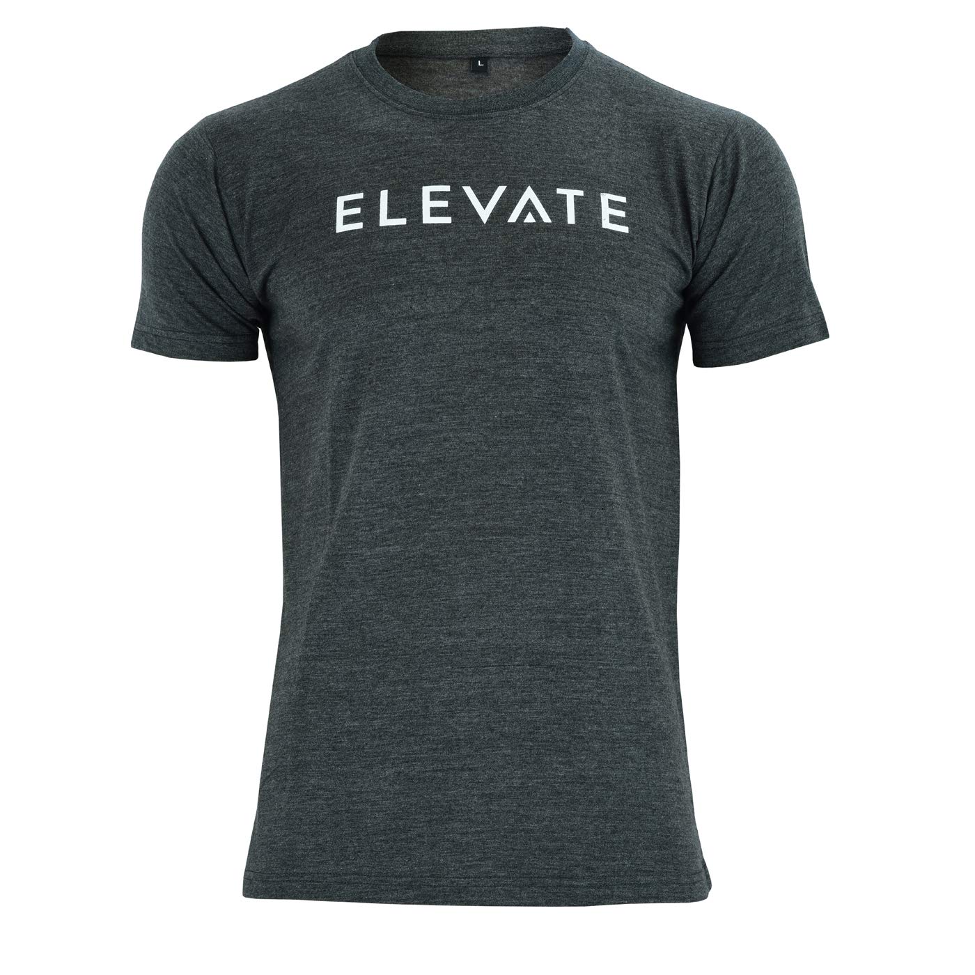 Elevate Apparel Muscle Fit Gym T Shirt for Bodybuilding Crossfit Powerlifting Weight Lifting Fitness Running Training Workouts Slim Functional Breathable Sportswear Top Mens