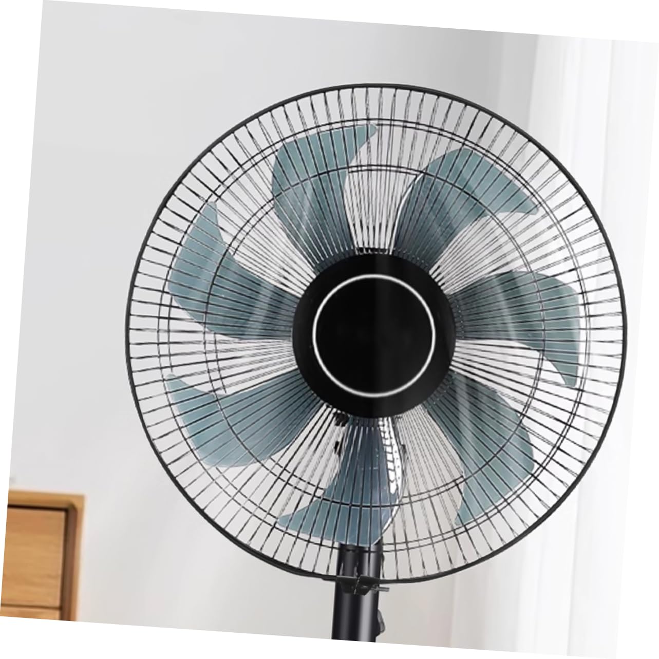 TOPPERFUN Ventilator Zubehör Set - Ersatz Lüfterreifen & Abdeckungen | ABS Material | Schwarz