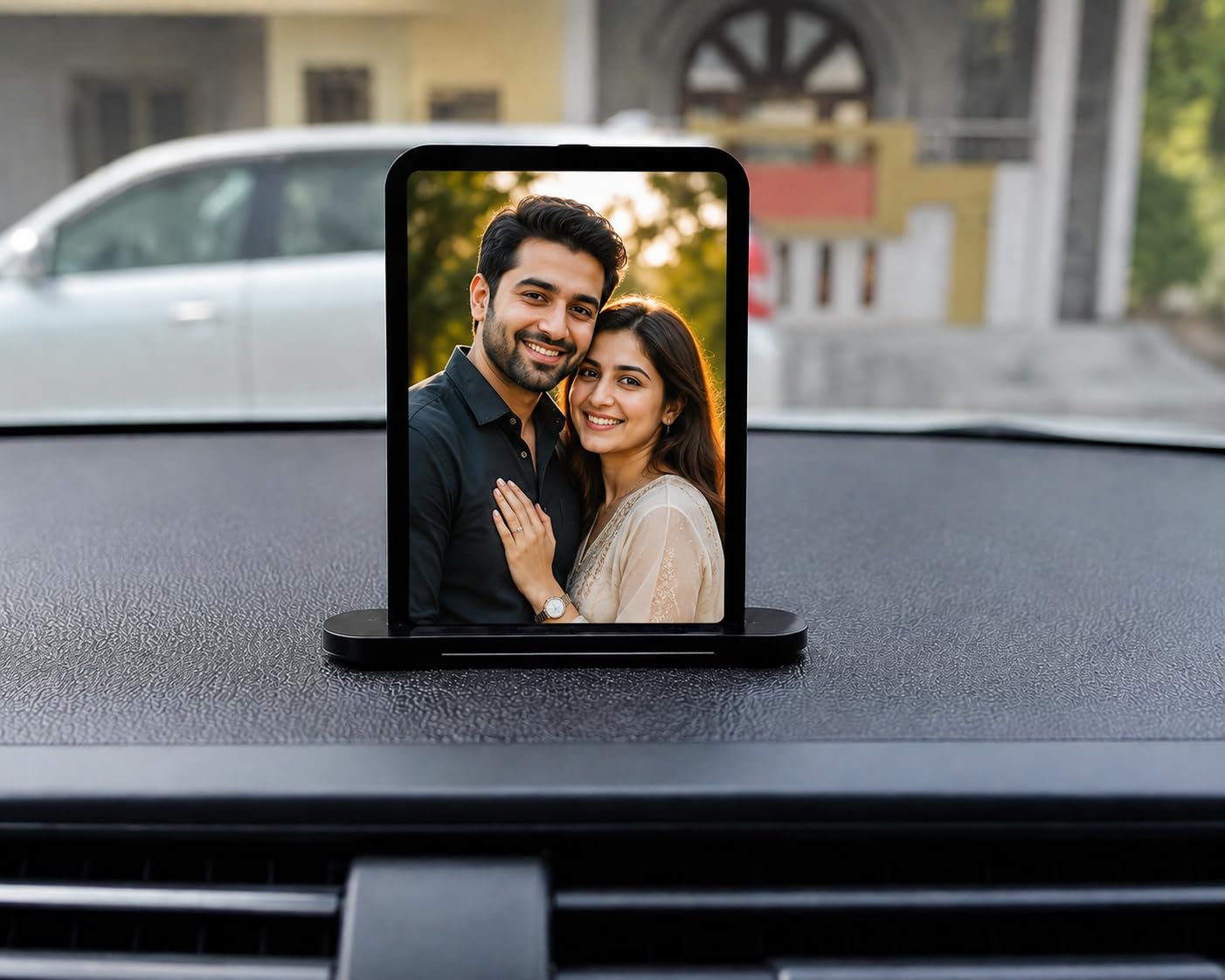 TPW Customized Car Dashboard Photo Stand | Personalized MDF Photo Frame for Car Dashboard | Car Accessories | Car Gifts I 5 x 3 Inch I Car Decor-image-17