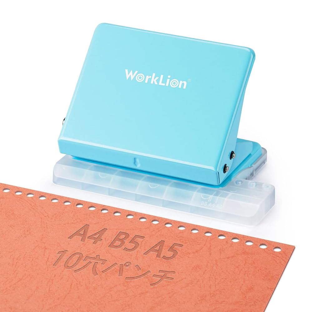 専用品　　　アナカラーマルル　スリーブ付き Amazon.co.jp: WORKLION ルーズリーフ 穴あけパンチ10穴： 多穴