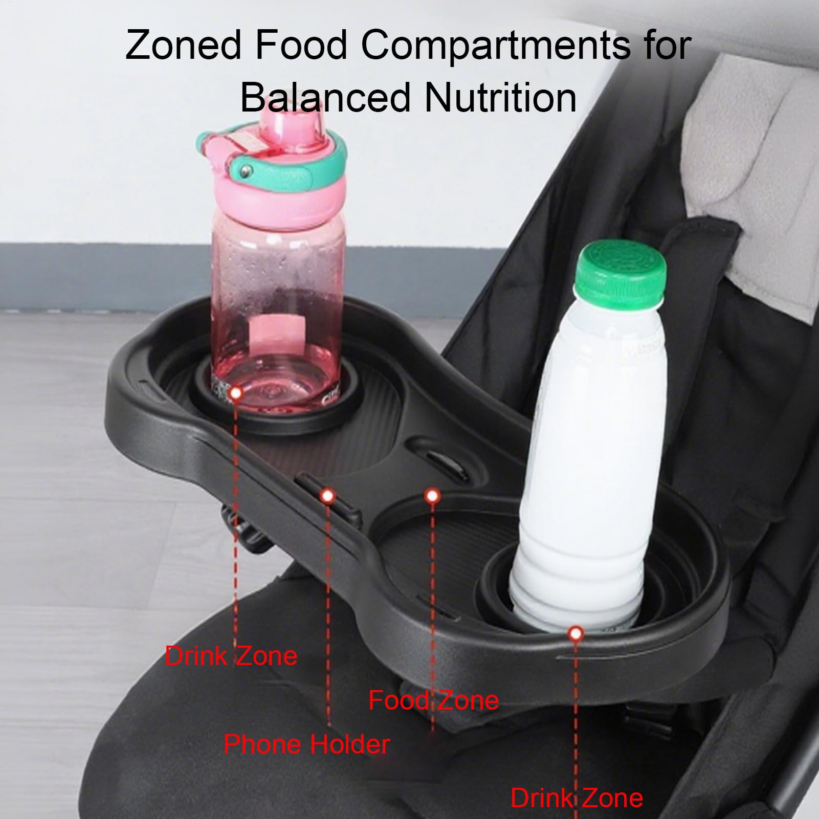 Snacktablett für Kinderwagen Reisezubehör