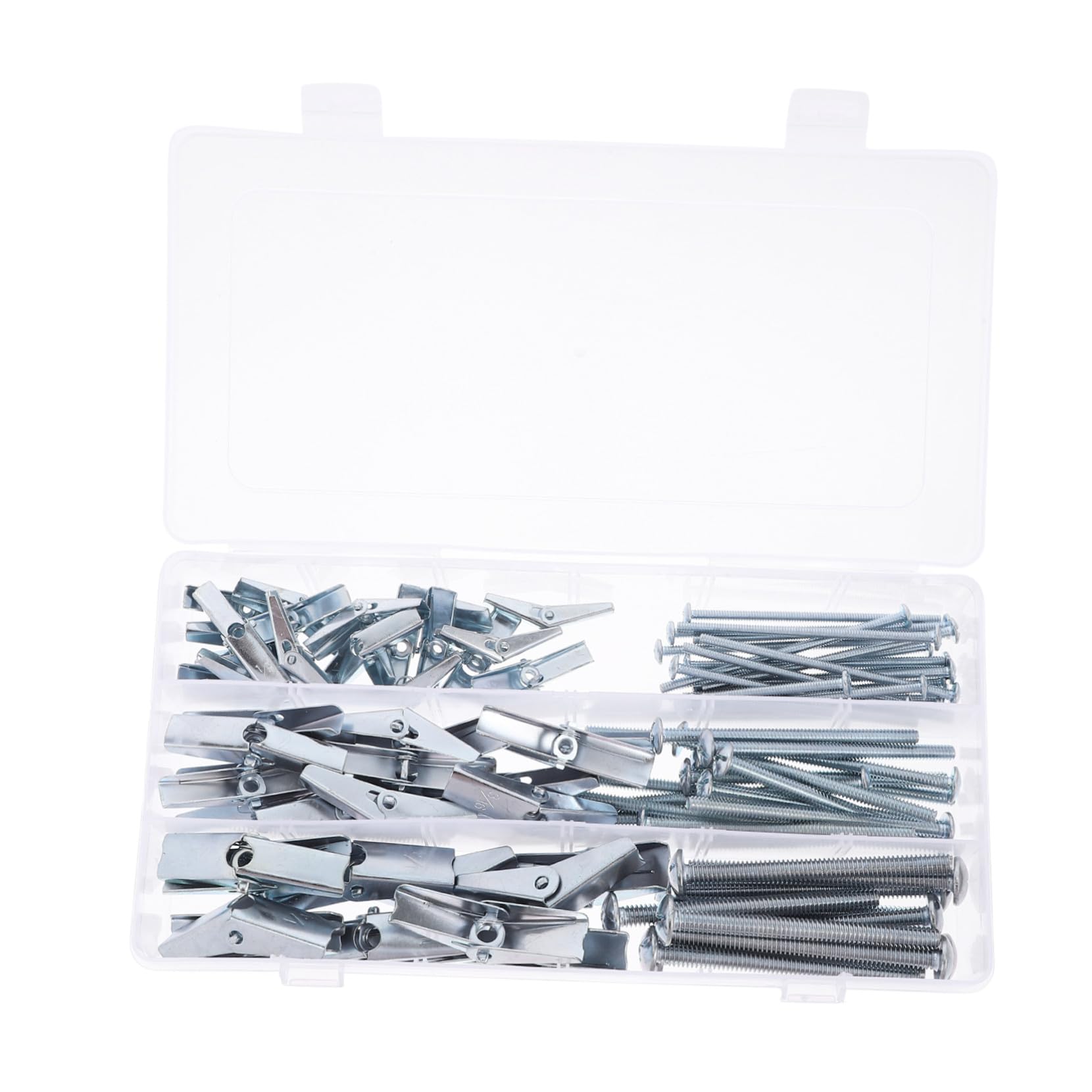 48 Stück Teiliges Toggle Bolt aus Kohlenstoffstahl Robuste Hohlraumdübel für Gipskarton und Hohlziegel Schnelle Montage Vielseitig Einsetzbar Zuverlässige Wandbefestigung