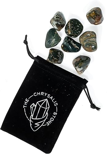 Miniatura 2 de Piedras rodadas  Jaspe orbicular  12 libra  Cristales a granel, piedras curativas, regalos espirituales para mujeres, reiki, chakra, brujería, yoga,