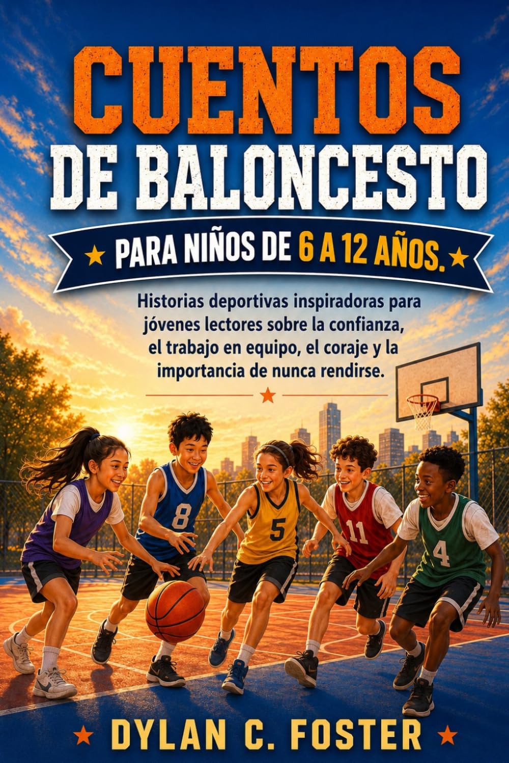 CUENTOS DE BALONCESTO PARA NIÑOS DE 6 A 12 AÑOS.: Historias deportivas inspiradoras para jóvenes lectores sobre la confianza, el trabajo en equipo, el coraje y la importancia de nunca rendirse.